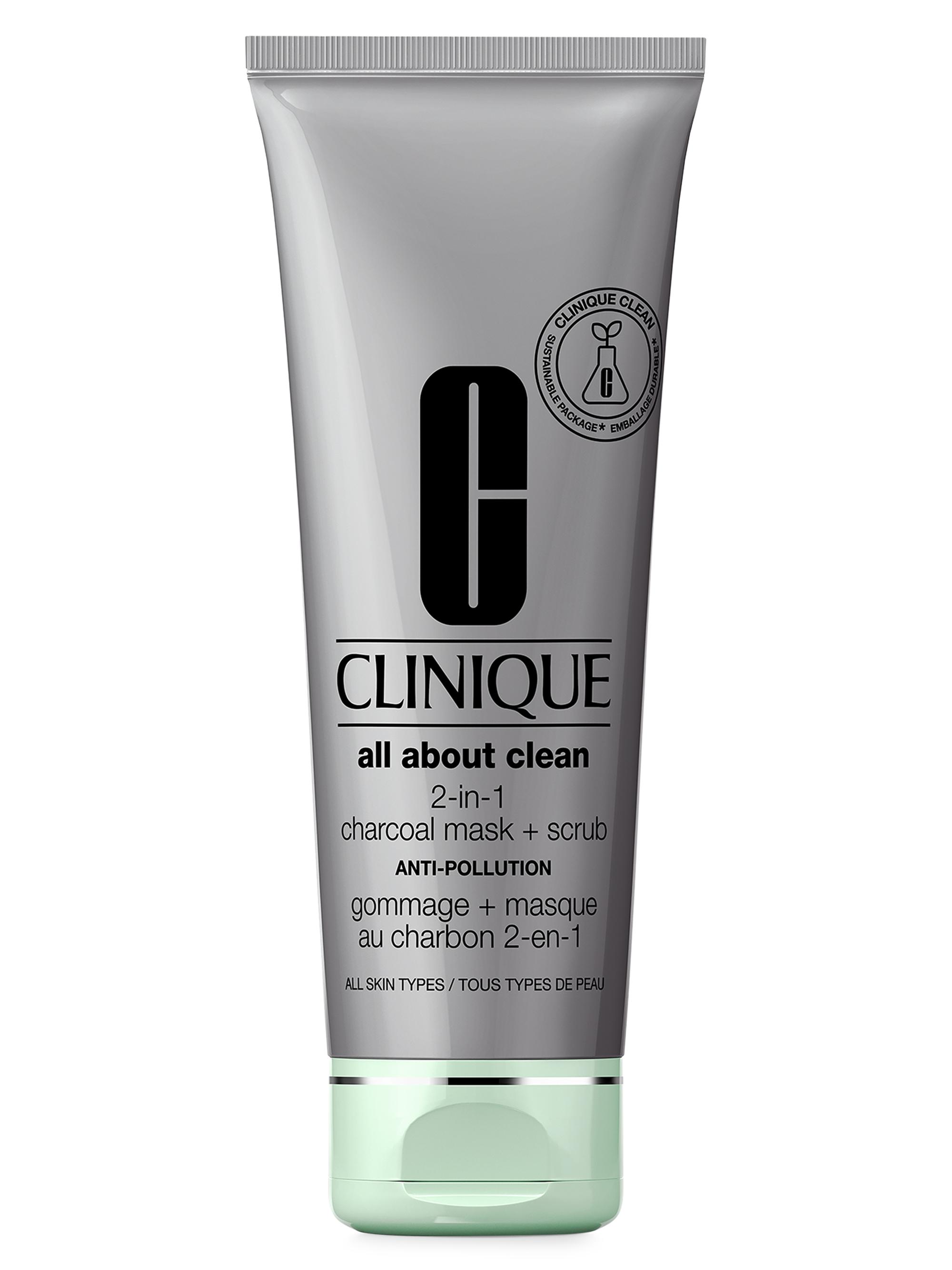 Clinique Women's All About Clean 2-In-1 Charcoal Mask & Scrub