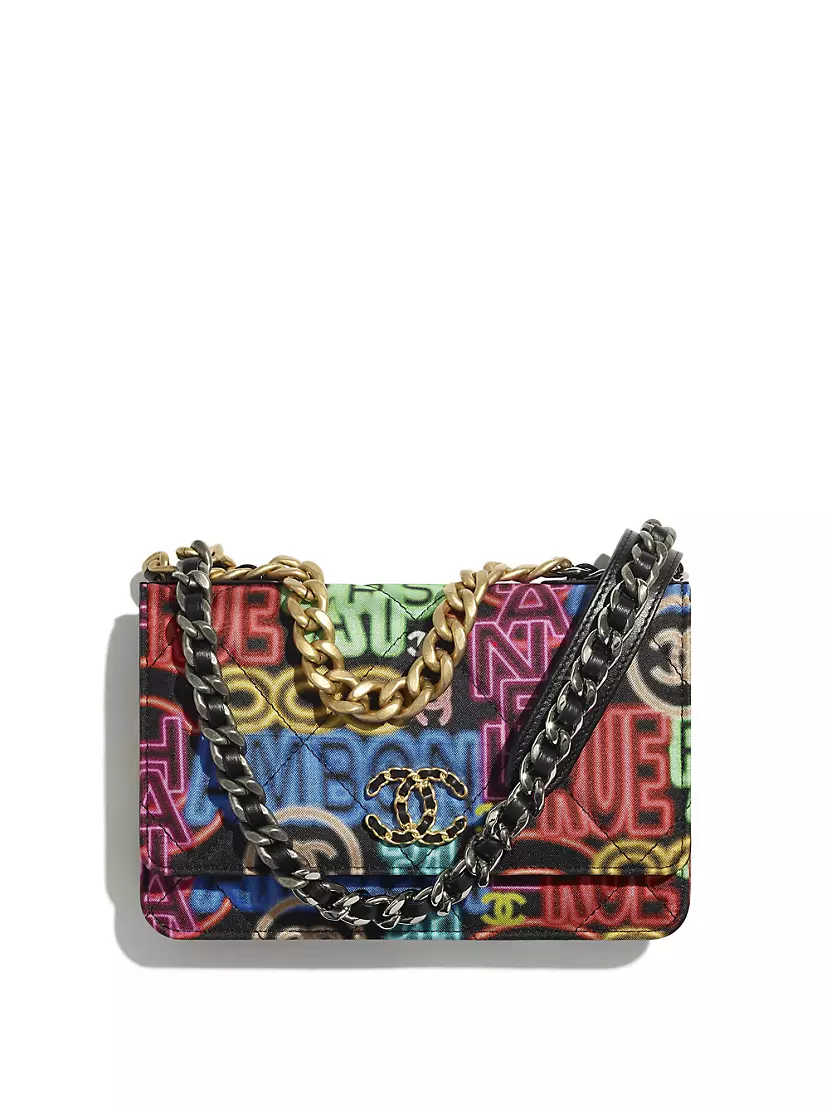 Chanel Denim 19 Wallet on Chain