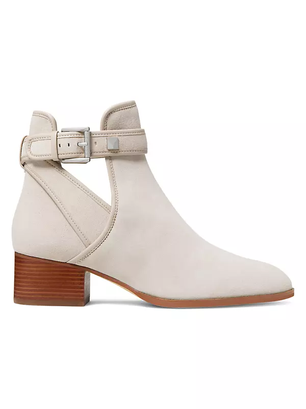 Britton Cutout Suede Ankle Boots
