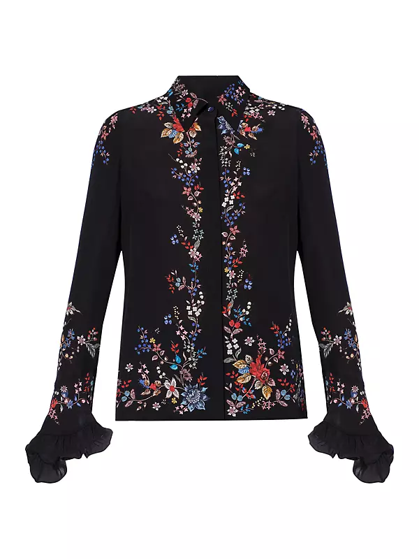 Alaric Floral Silk Shirt