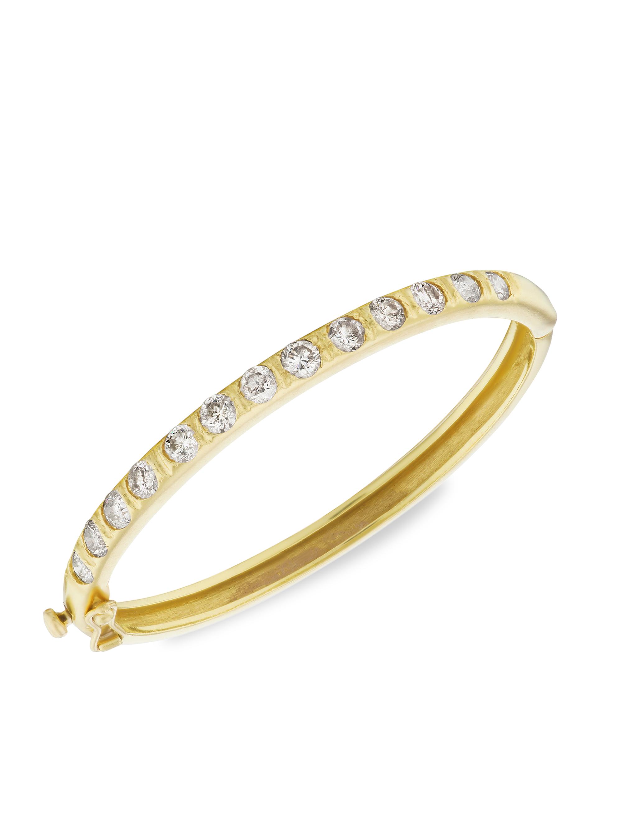 Jenna Blake Women's 18K Yellow Gold & Old Mine-Cut Diamond Bangle - Yellow Gold