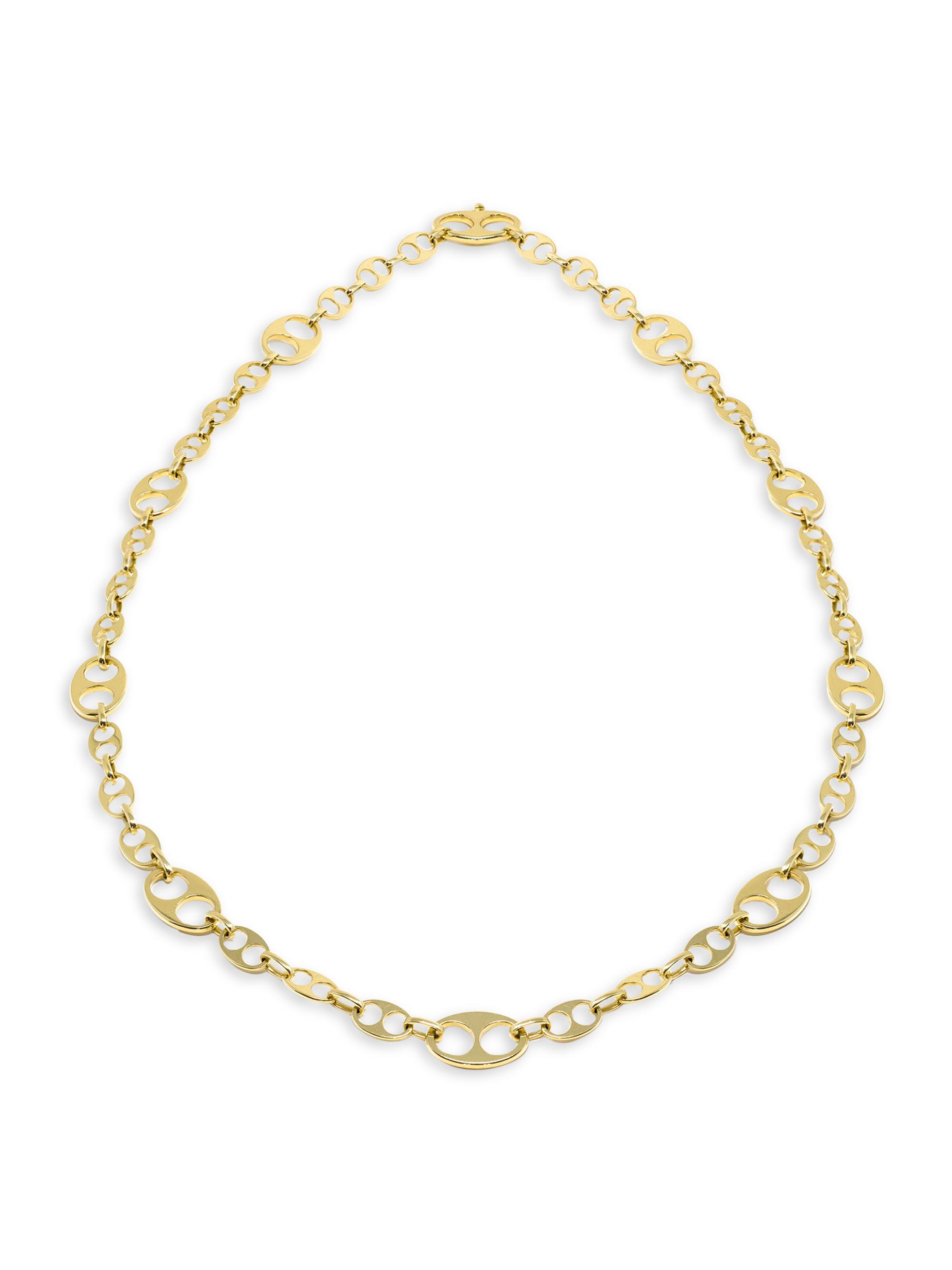 Jenna Blake Women's Nautical 18K Yellow Gold  Link Chain Necklace - Yellow Gold