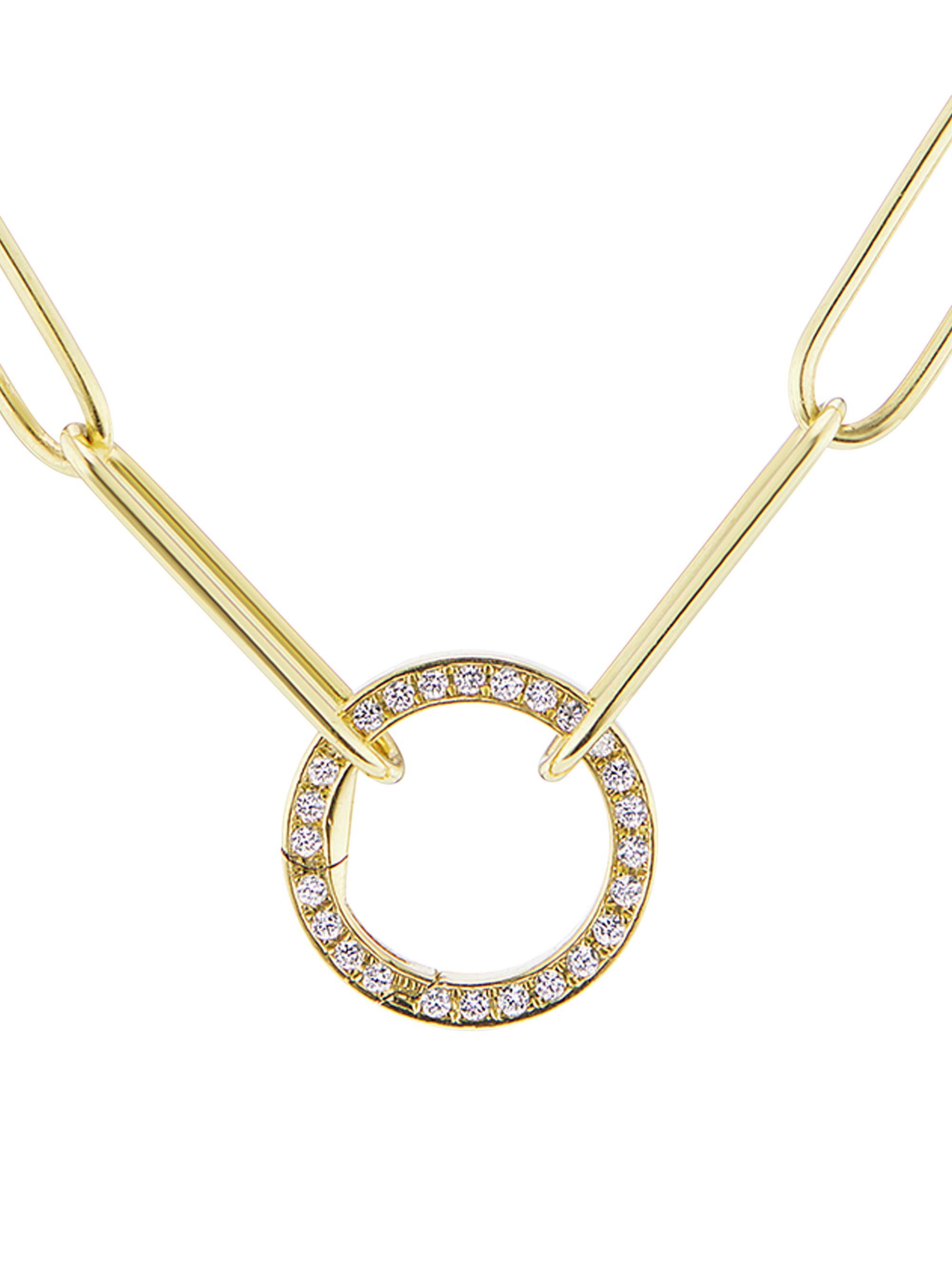 Jenna Blake Women's 18K Yellow Gold & Diamond Charm Clasp - Yellow Gold