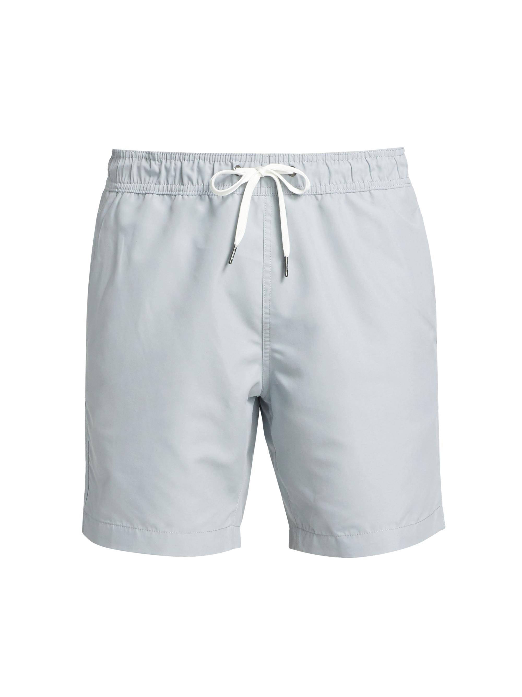 Saks Fifth Avenue Men's COLLECTION Classic Swim Shorts - Light Grey