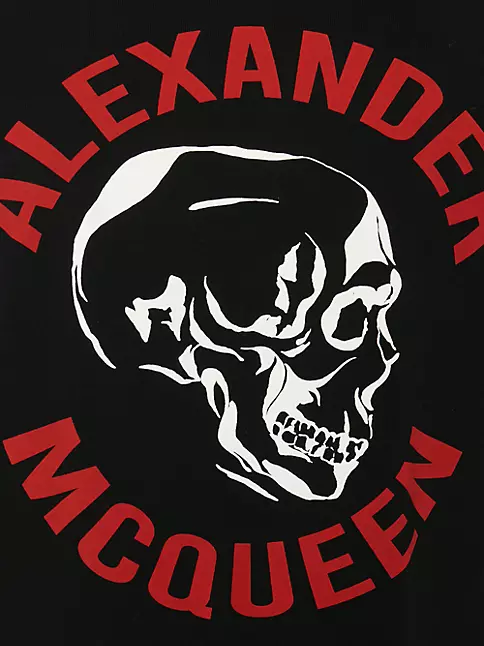 Alexander McQueen Skull Logo T-Shirt White & Black