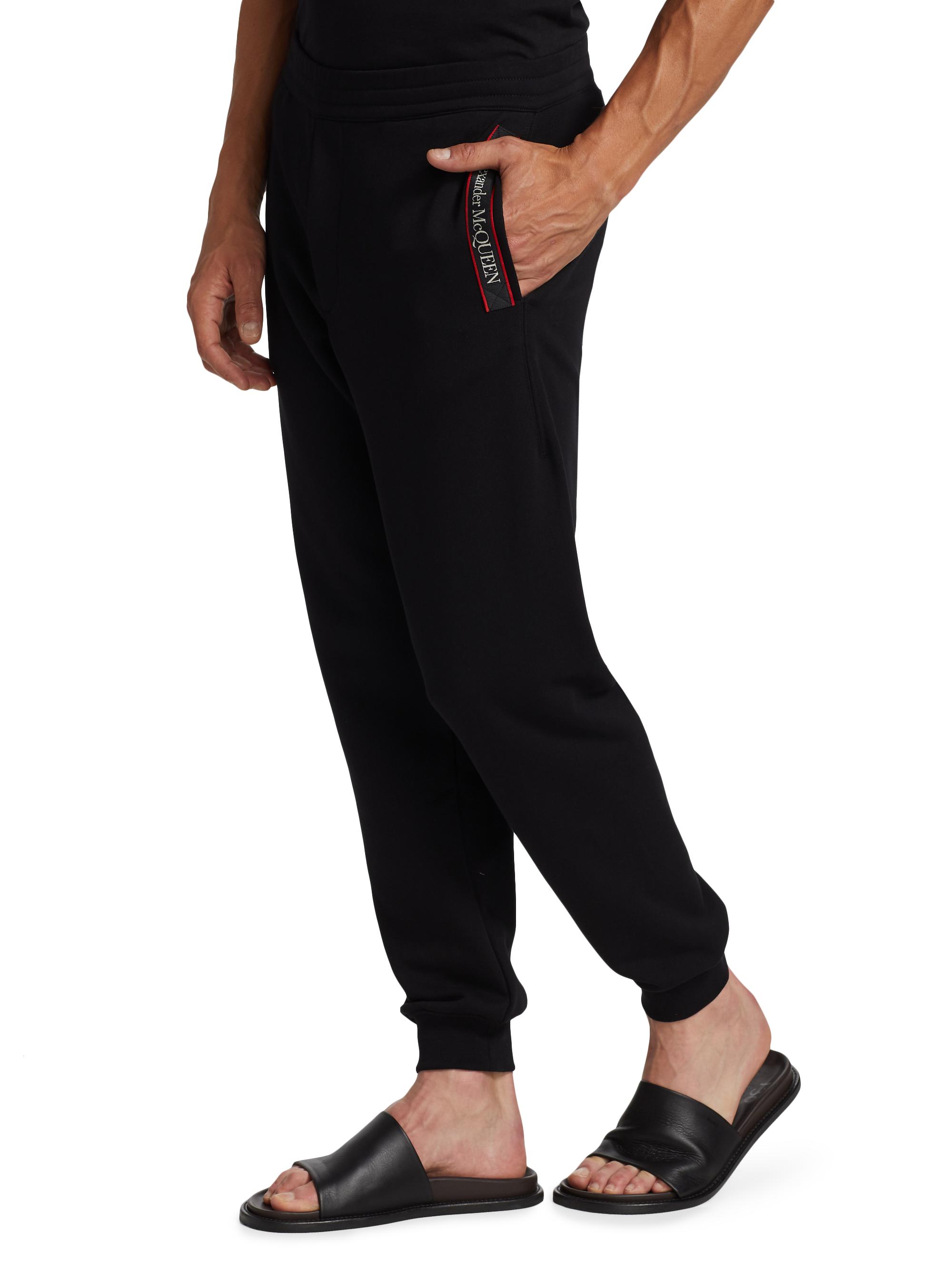 Shop McQueen Logo Tape Joggers | Saks Fifth Avenue