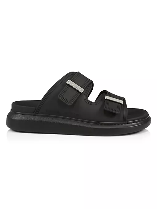 Alexander McQueen - Rubber Buckle Slide Sandals