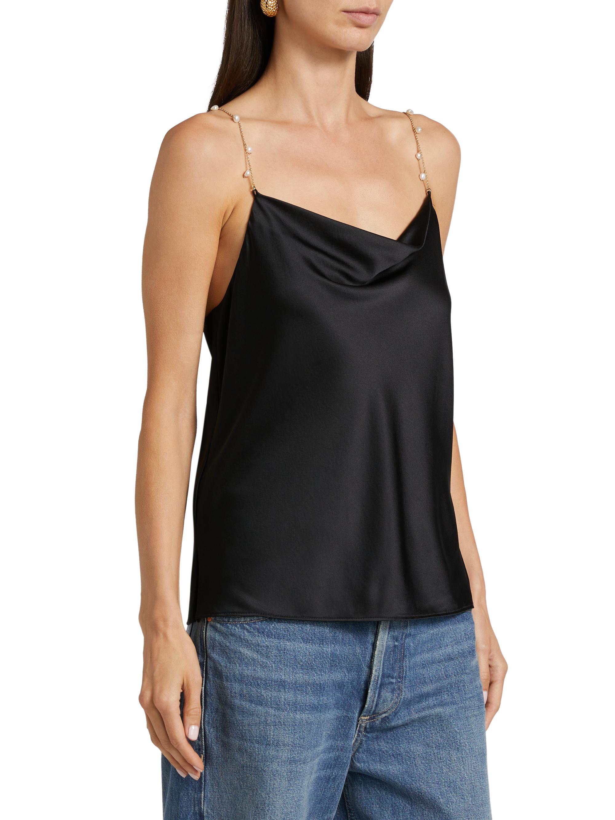 Cami NYC Busy Cowlneck Silk-Blend Blouse | Saks Fifth Avenue