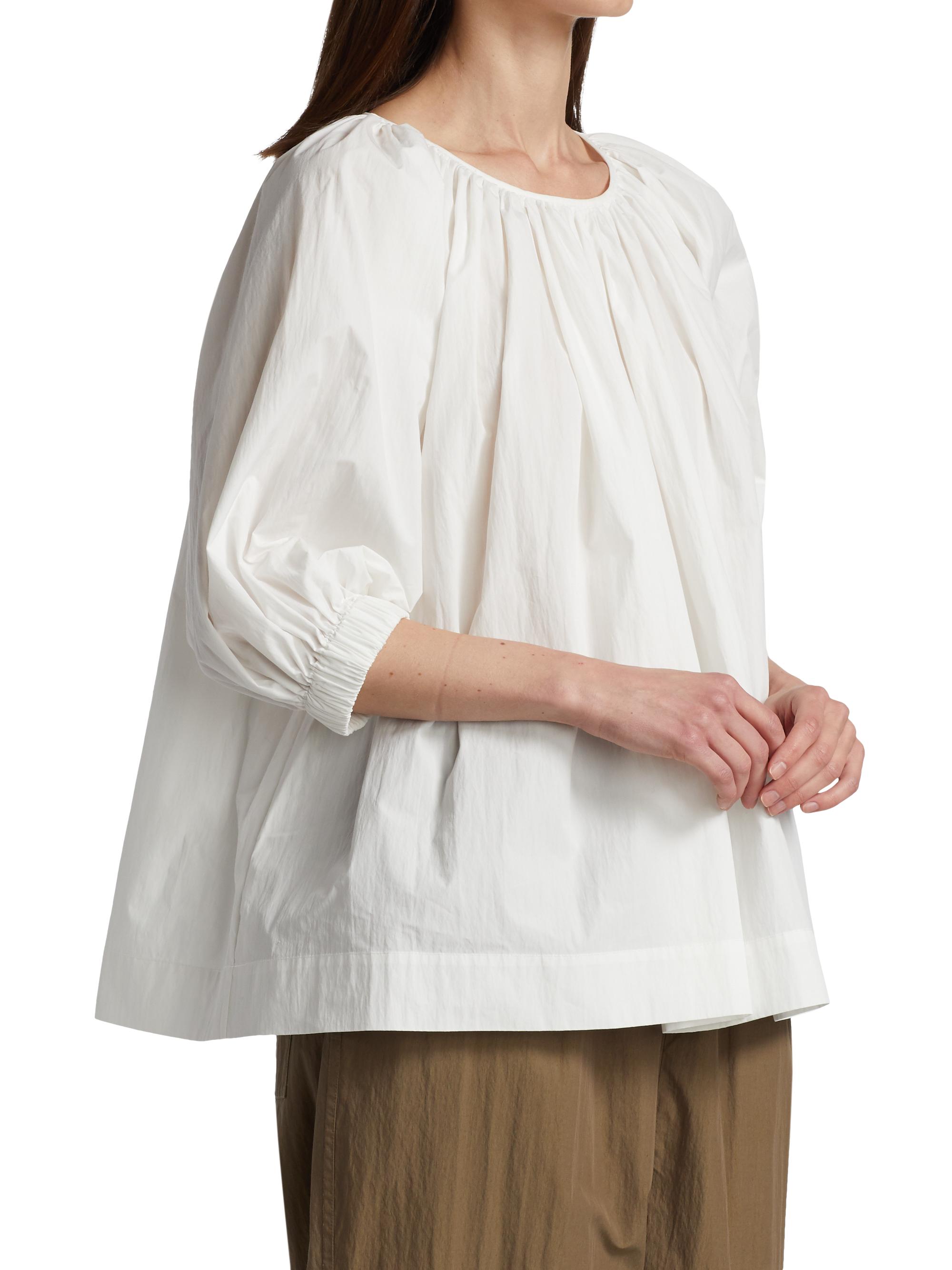Shop Co Puff-Sleeve Blouse | Saks Fifth Avenue