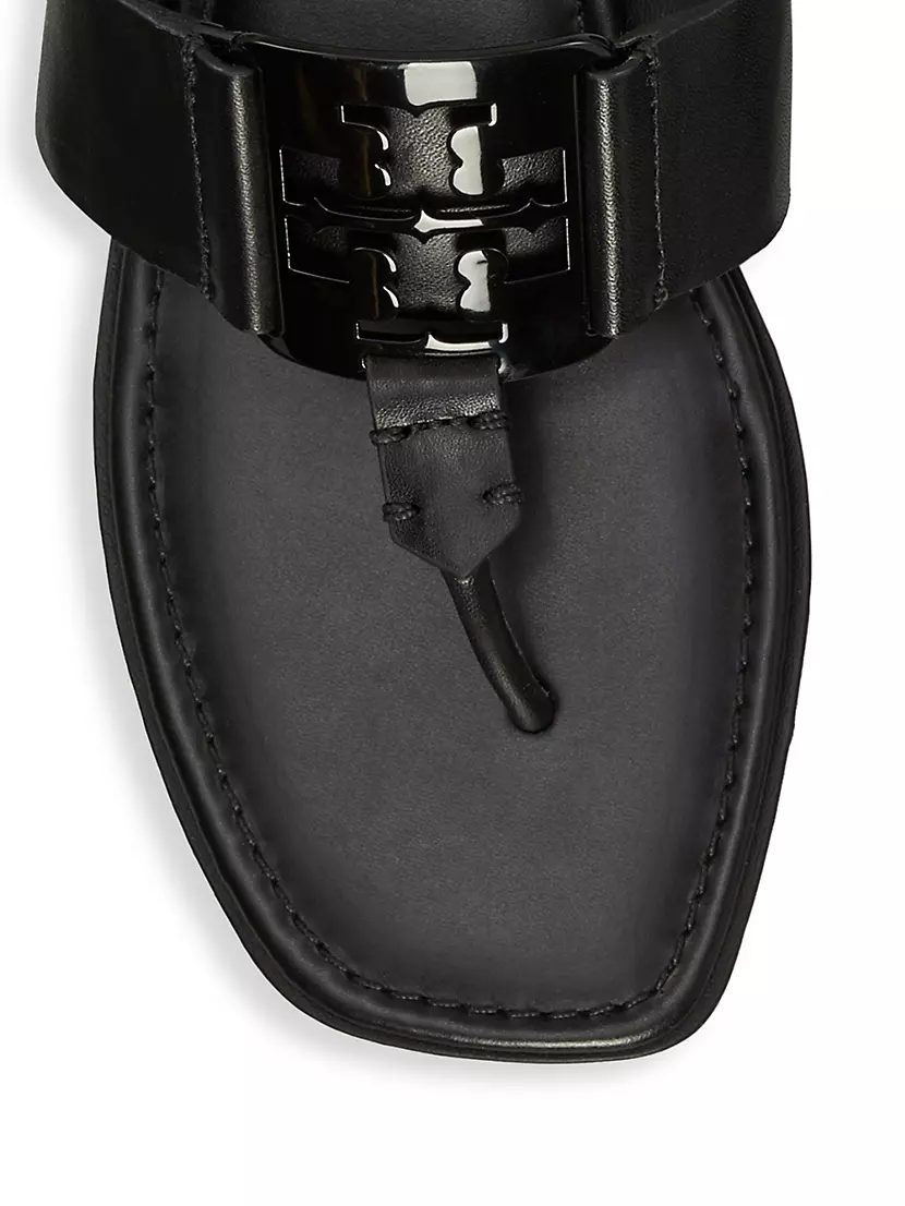 Tory Burch Sandals georgia Women 137065006 Patent Leather Black