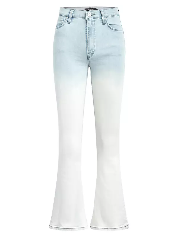 Barbara High-Rise Cropped Bootcut Jeans