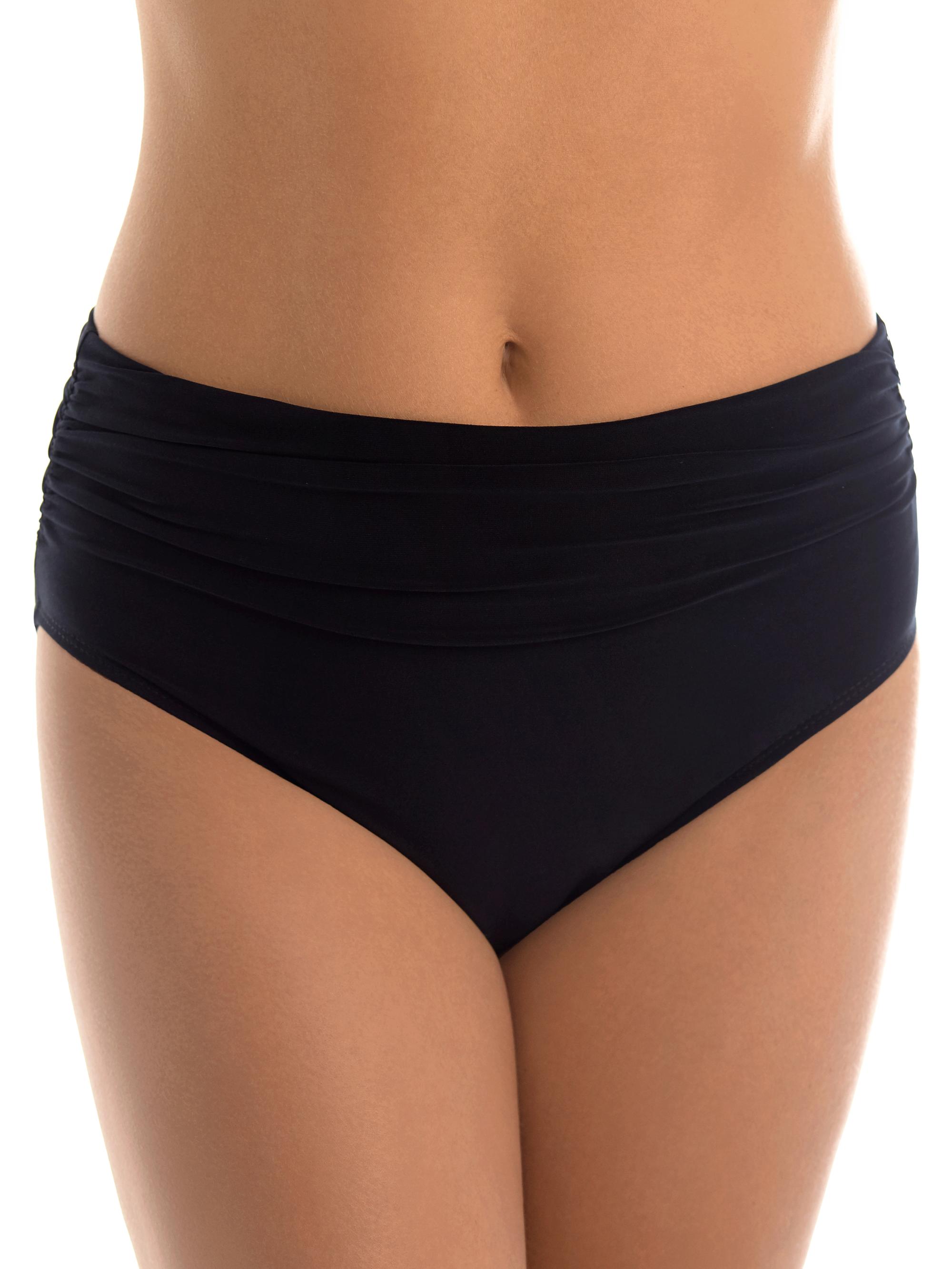 Magicsuit Women's Jersey Shirred Briefs - Black