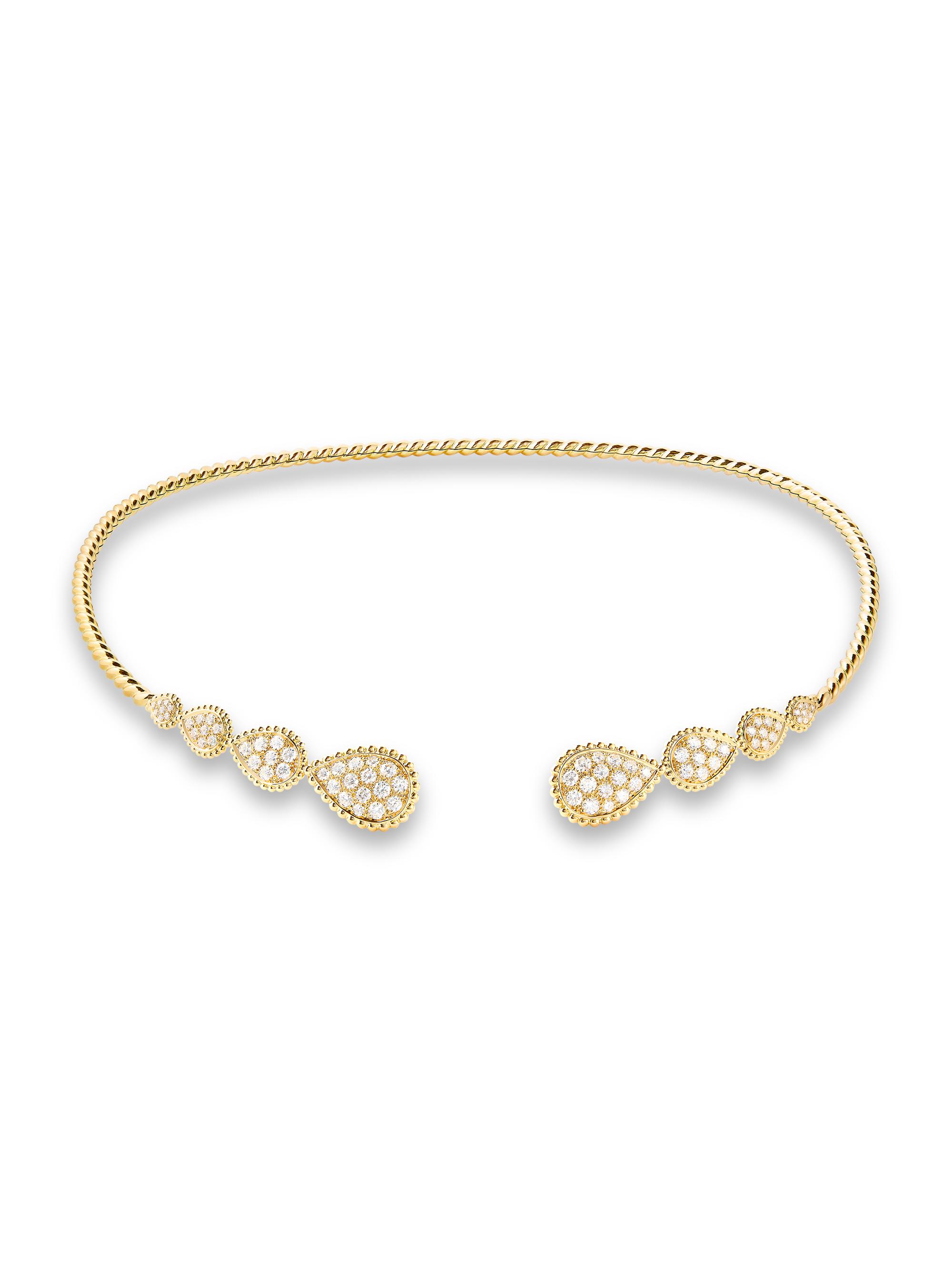 Boucheron Women's Serpent Bohème 18K Yellow Gold & Diamond Choker Necklace - Yellow Gold