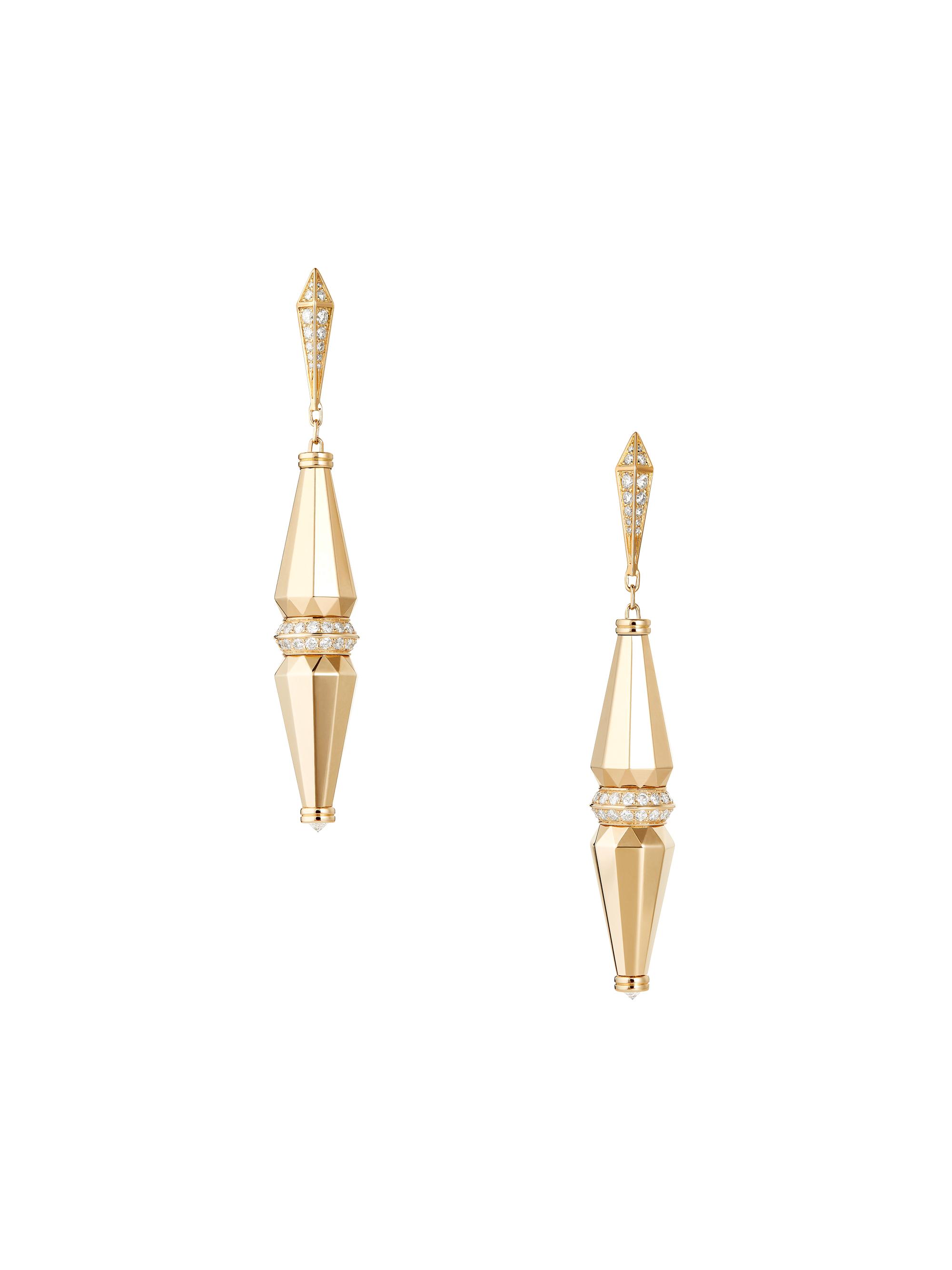 Boucheron Women's Jack De  18K Yellow Gold Drop Earrings - Yellow Gold