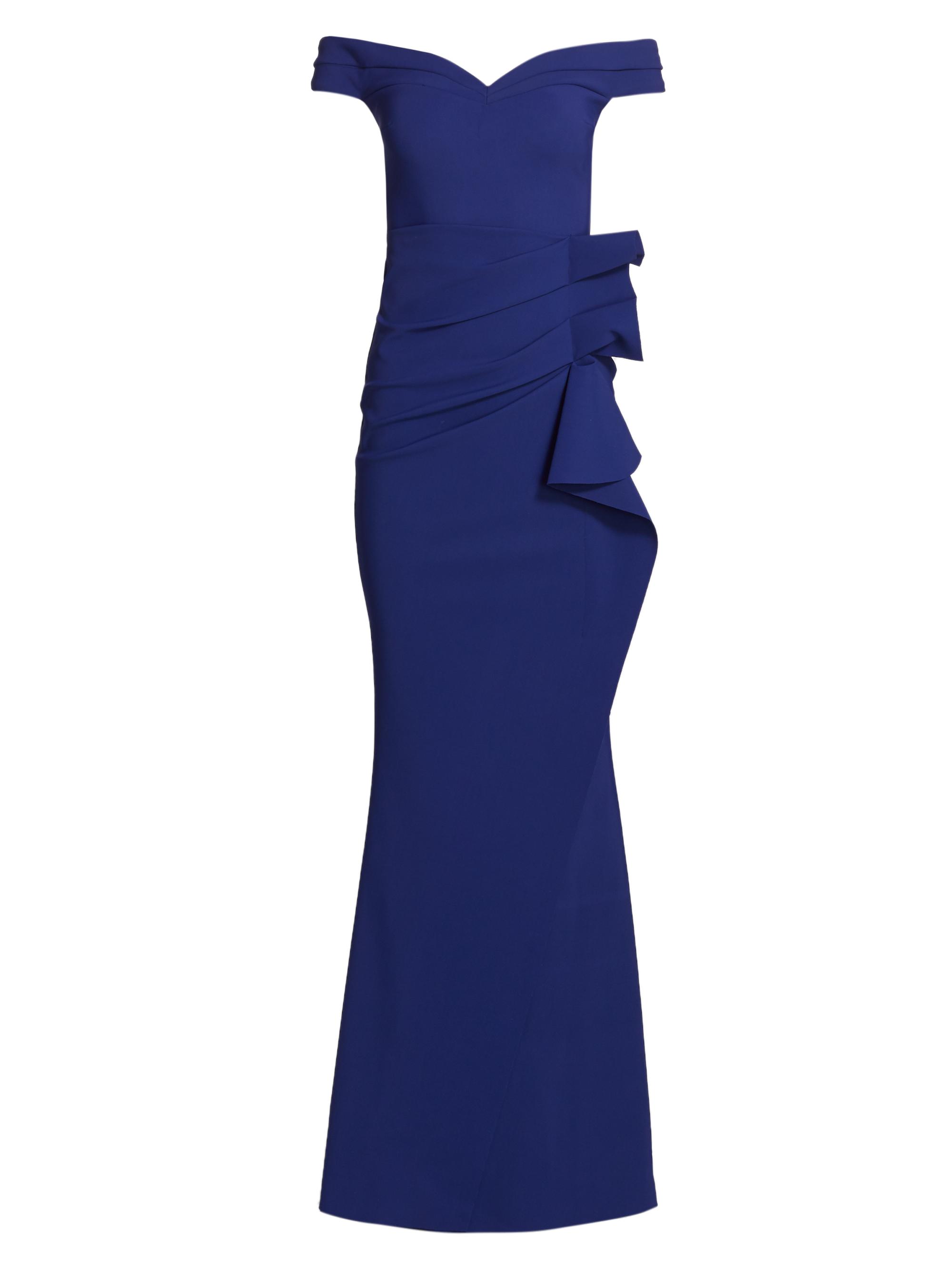 diana formal one shoulder ruffle dress Norma Kamali Diana Ruched One-Shoulder Gown