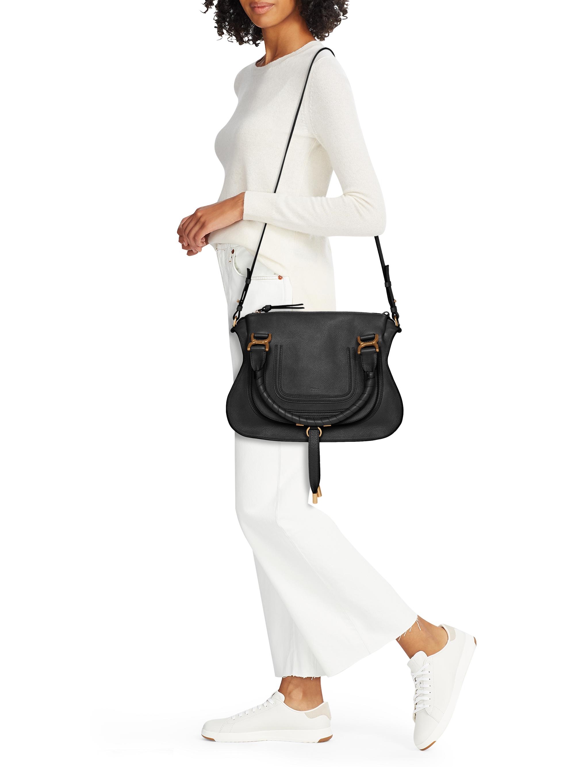 Chloé Medium Marcie Leather Satchel | Saks Fifth Avenue