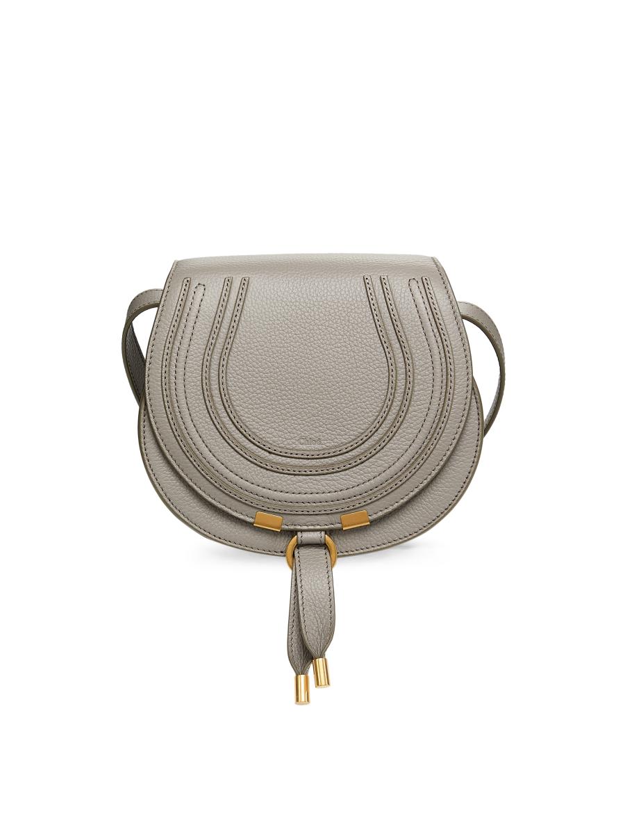 ショルダーバッグ・ポシェット Chloe Marcie Medium Saddle Bag Black Chloé Small Marcie Leather Saddle Bag | Saks Fifth Avenue
