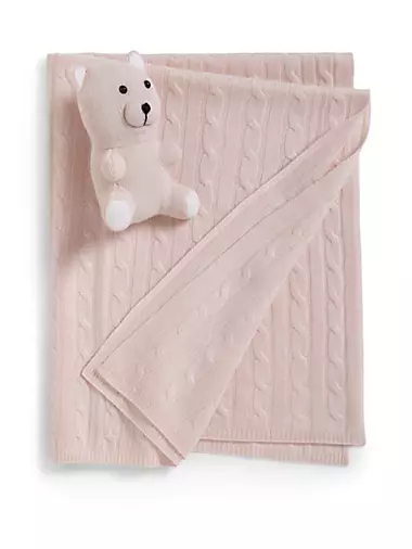 Teddy Bear Cashmere Blanket