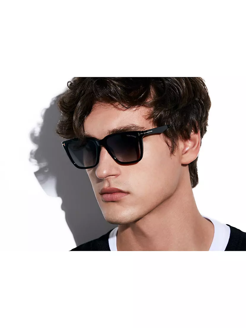 Tom Ford Garrett 54mm Square Sunglasses