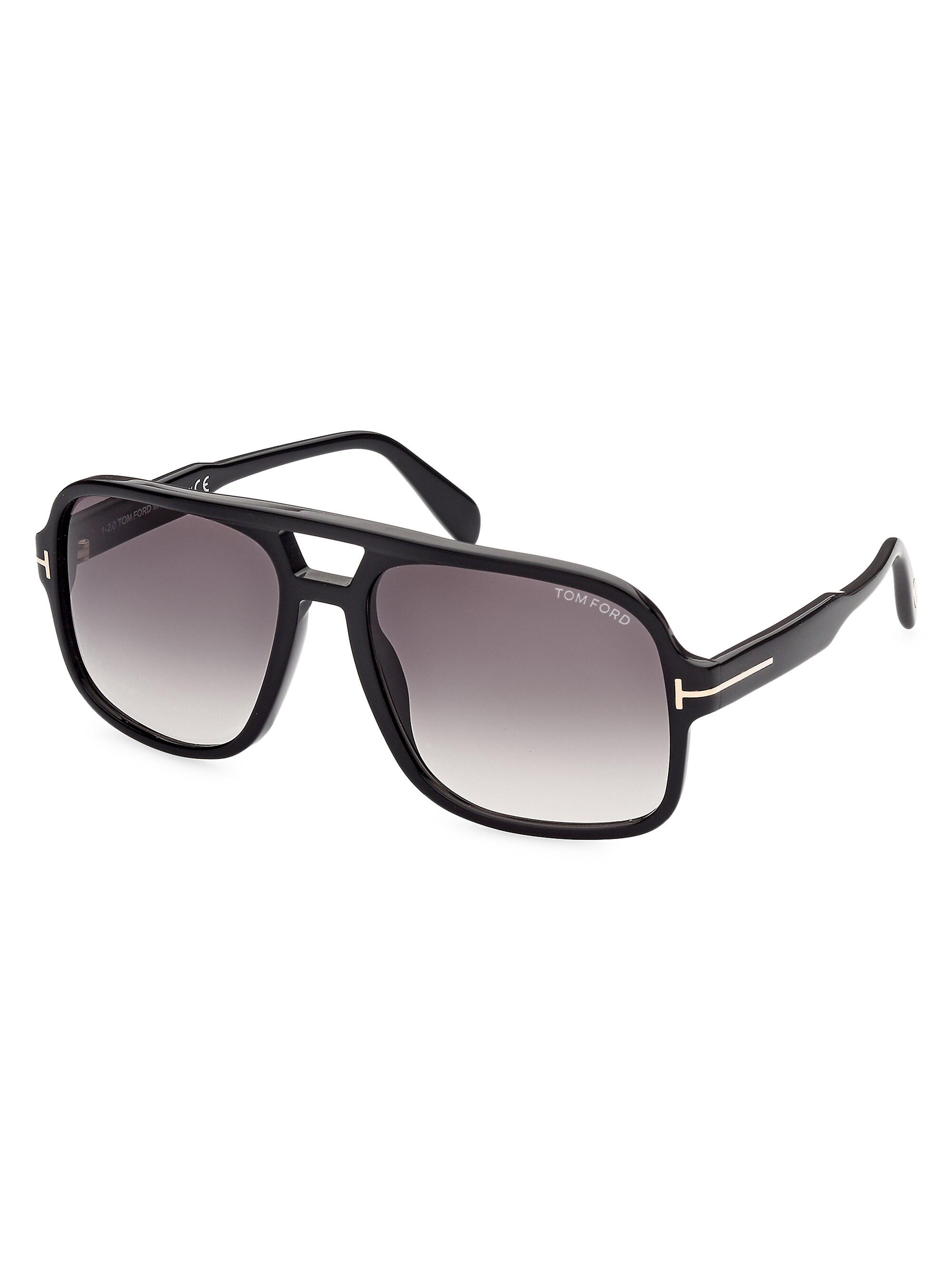 TOM FORD Falconer-02 60MM Navigator Sunglasses | Saks Fifth Avenue