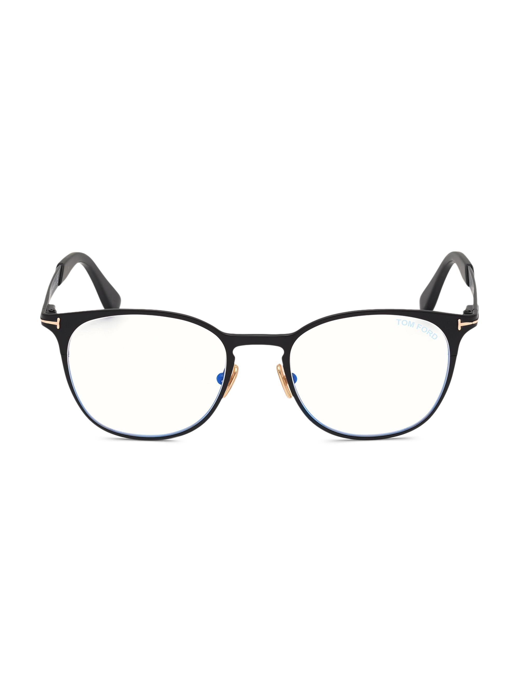 TOM FORD 54MM Blue Block Rectangular Optical Glasses | Saks Fifth