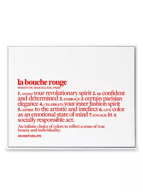 La Bouche Rouge The Gold Fine Leather Lipstick Case