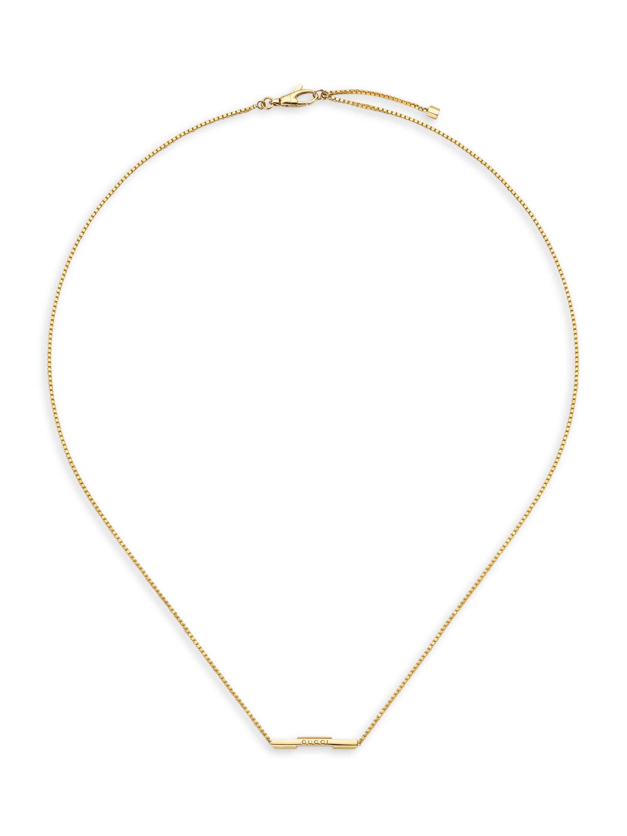 Gucci Women's Link To Love 18K Yellow Gold Necklace - Yellow Gold