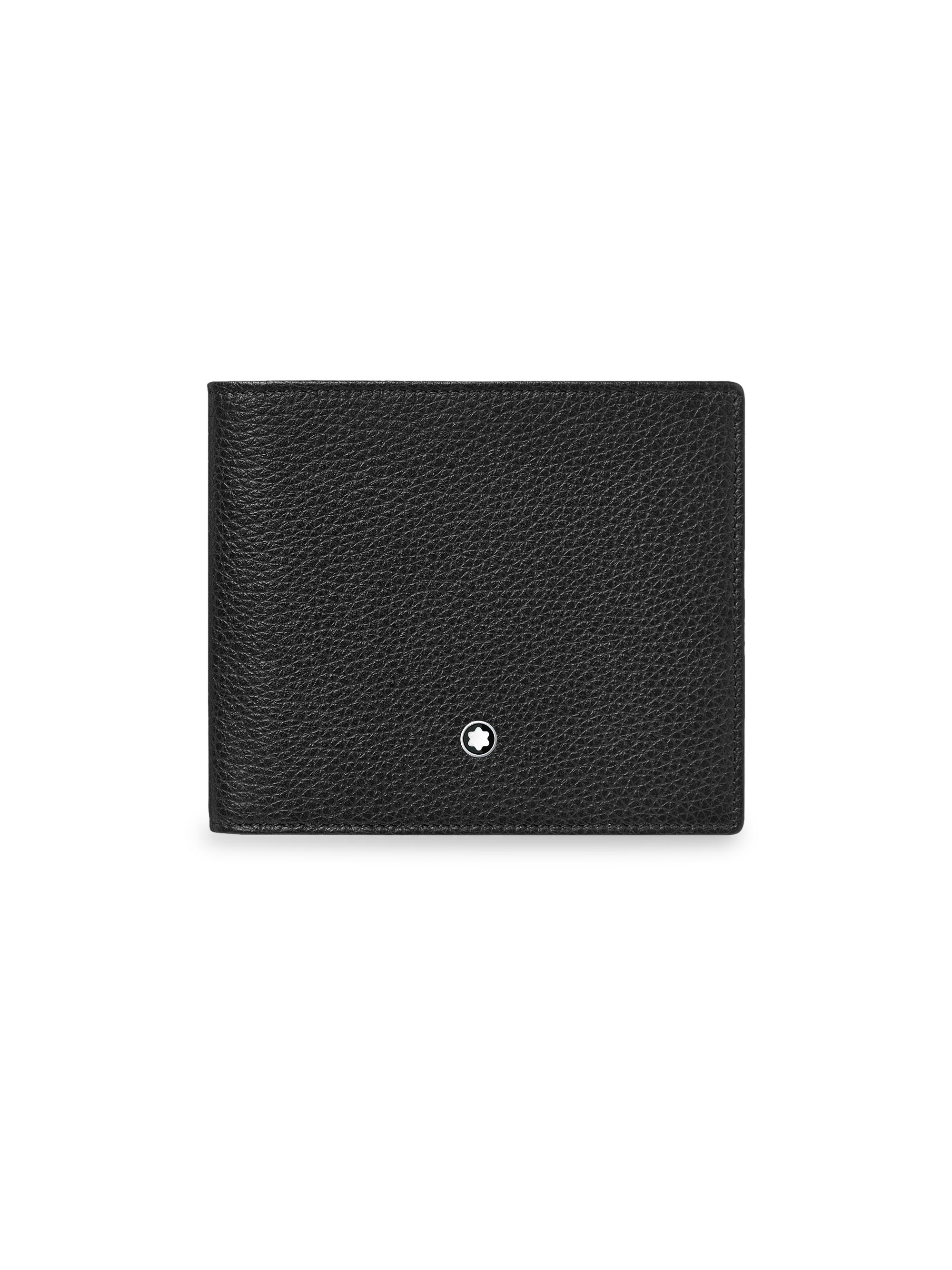 Montblanc Men's Meisterstuck Leather Bi-Fold Wallet - Black