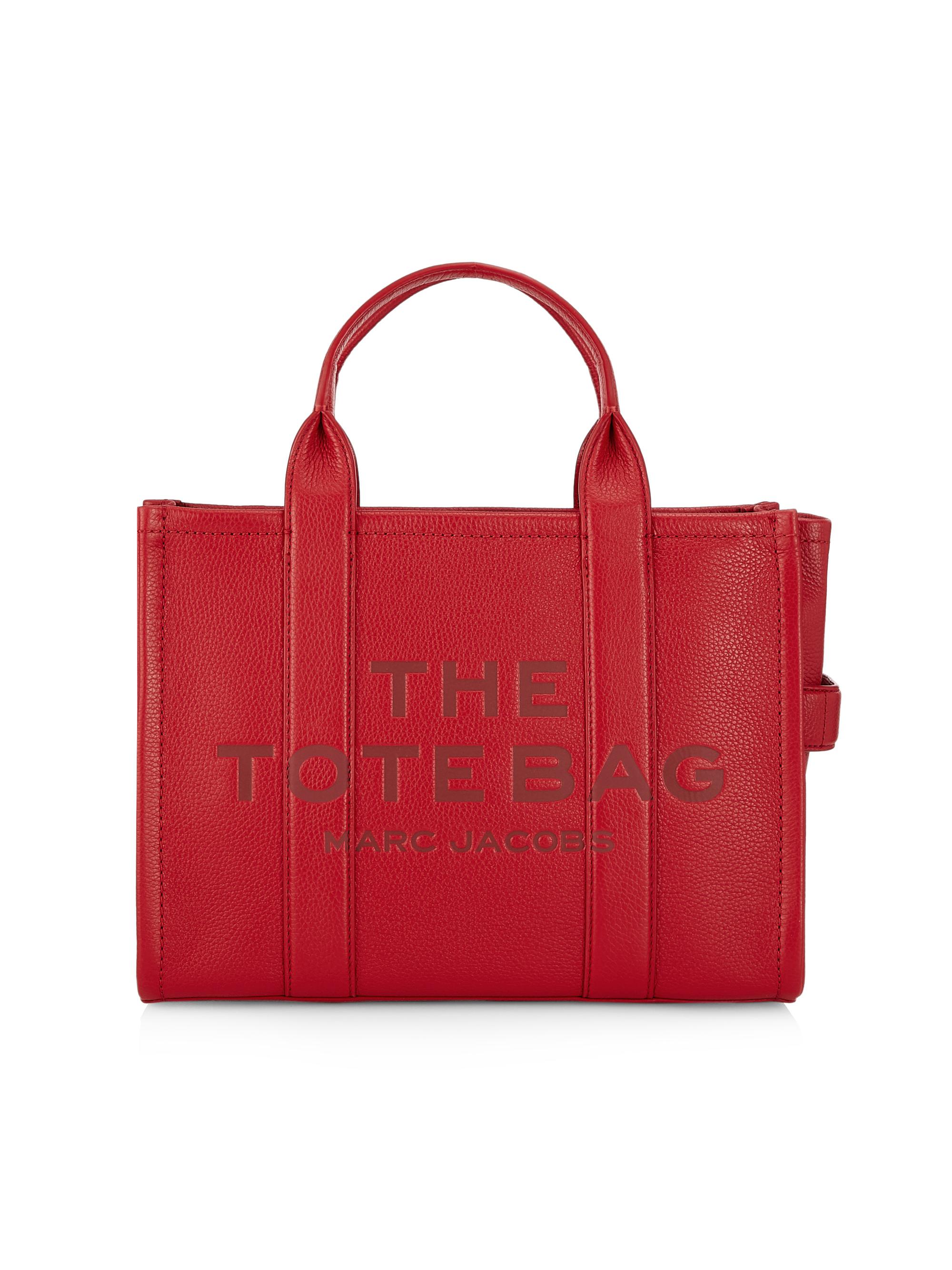 Marc Jacobs Women's  Leather Tote Bag - True Red