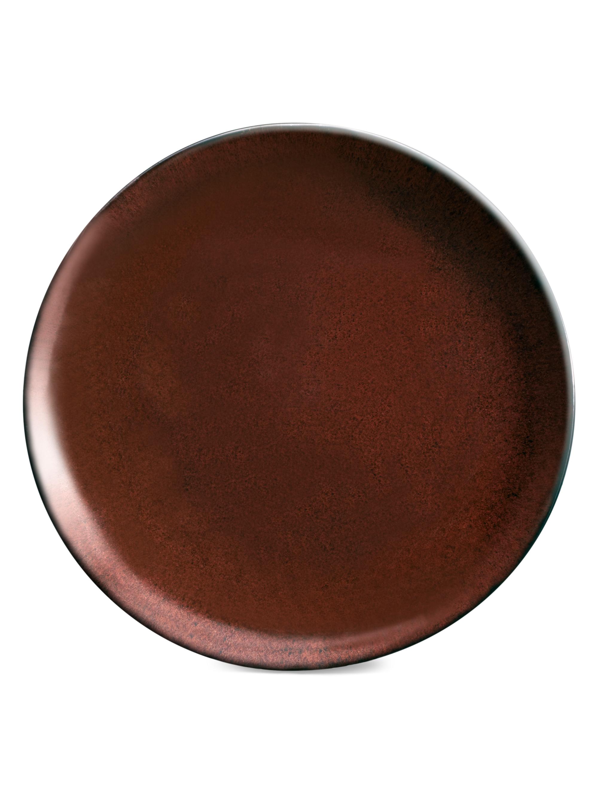 L'Objet Terra Iron Dessert Plate - Wine