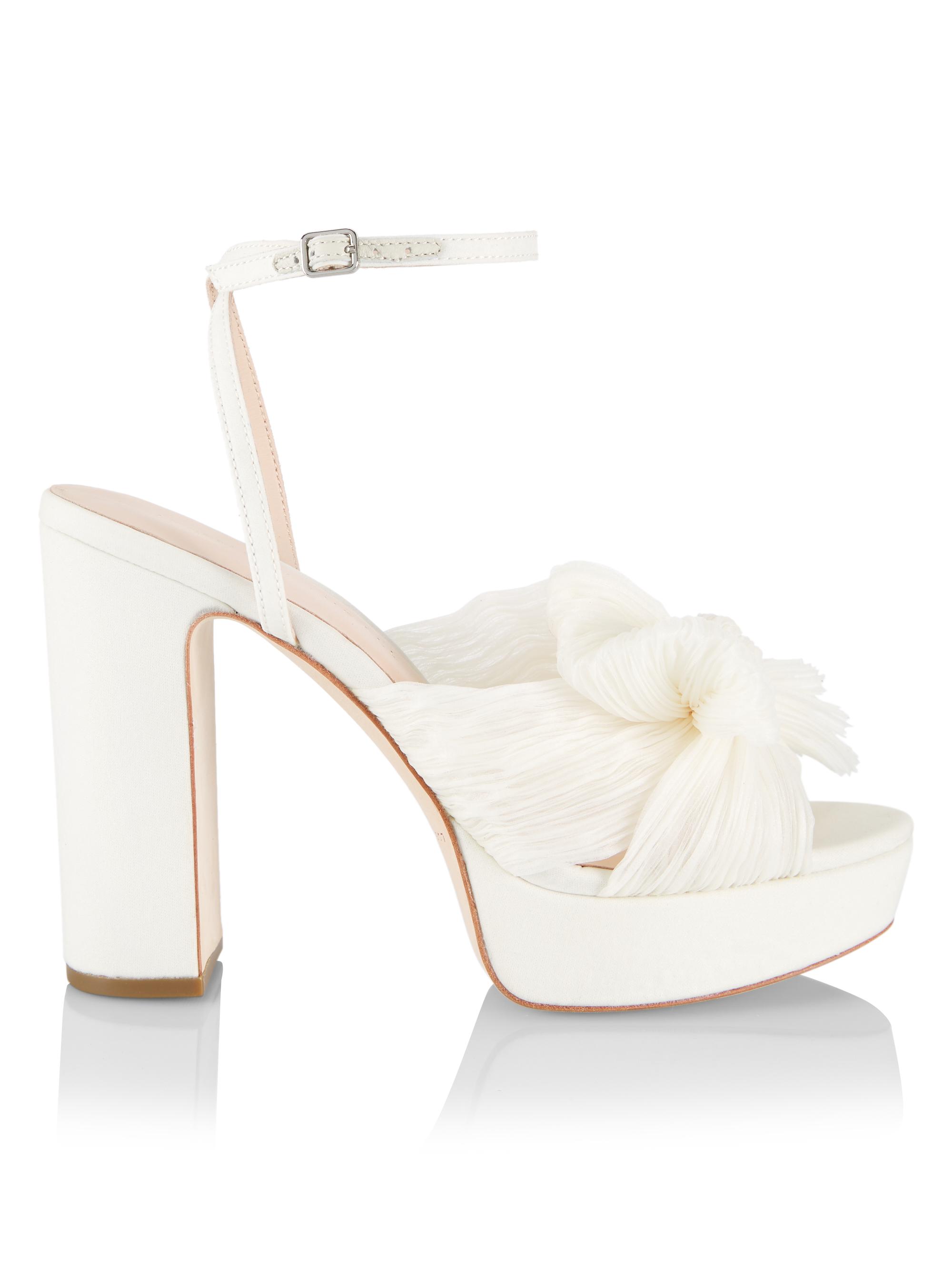 Loeffler Randall Natalia 110MM Lace Platform Sandals | Saks Fifth