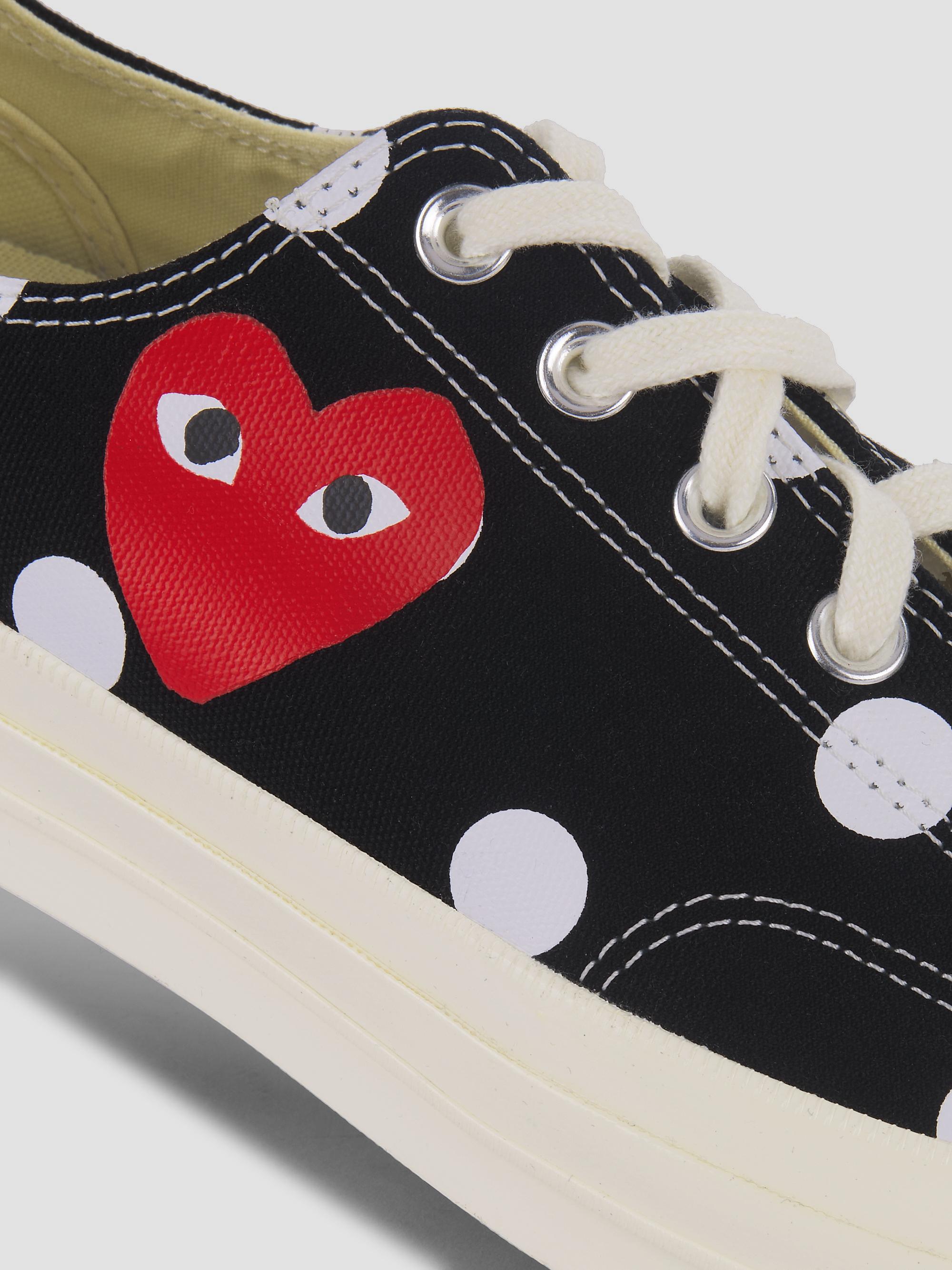 Comme des Garçons PLAY CdG Play x Converse Men's Polka Dot Low-Top
