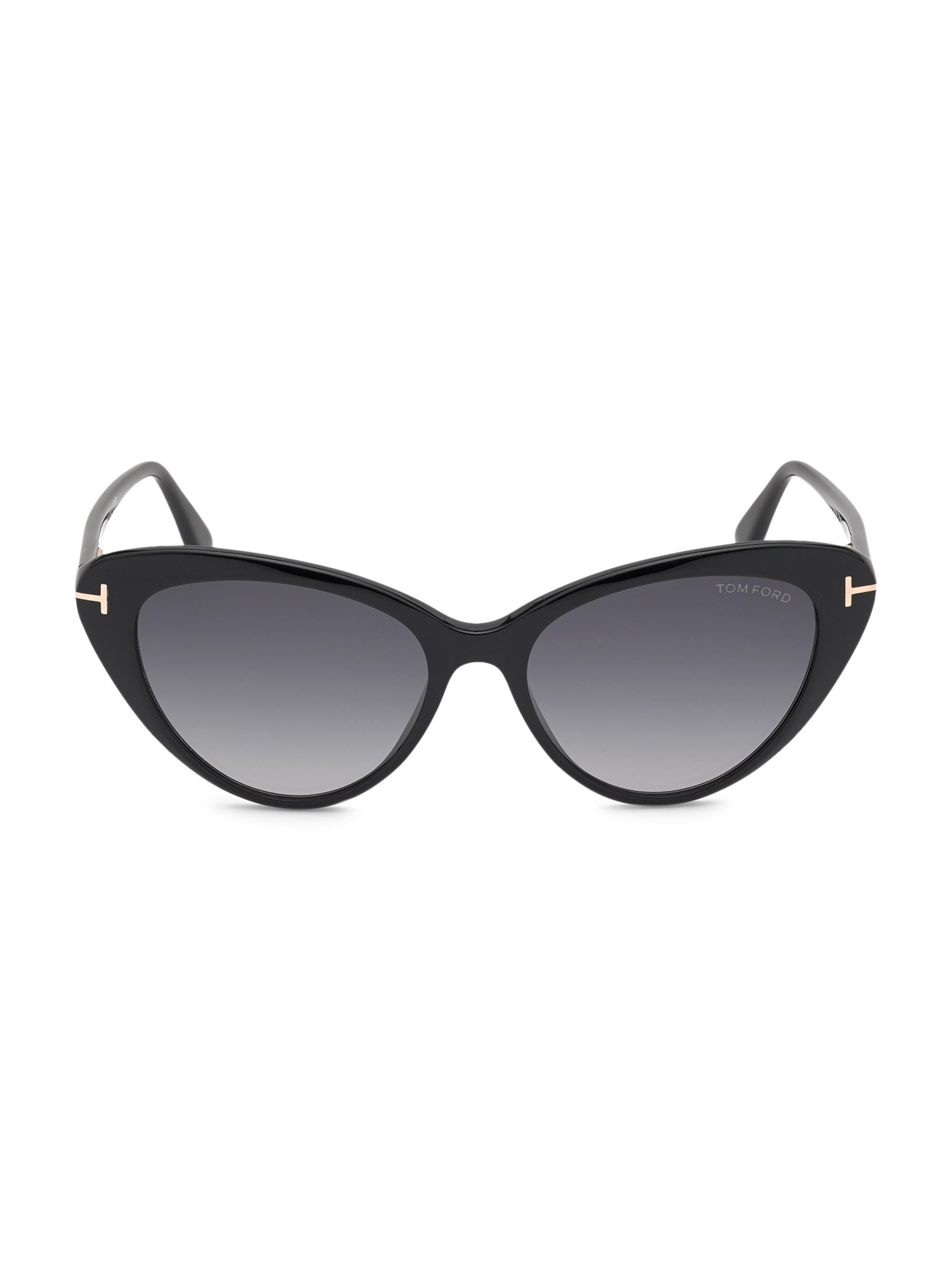 TOM FORD 56mm Polarized Cat Eye Sunglasses Tom Ford T Italy Sunglasses Glasses Lily TF430 56F 56-16  main image 2