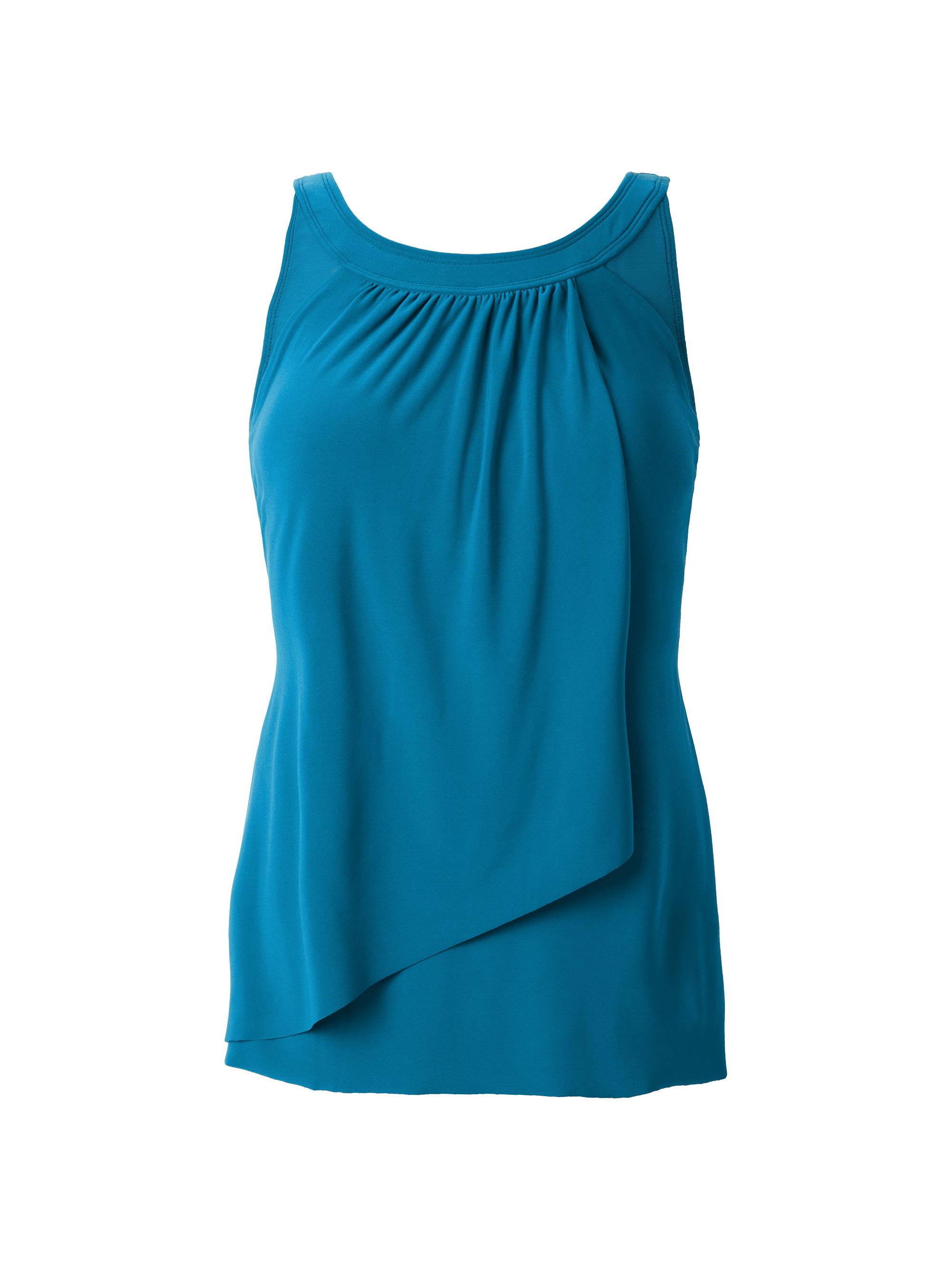 Miraclesuit Swim Women's Plus Illusionists Ursula Tankini Top - Aegean