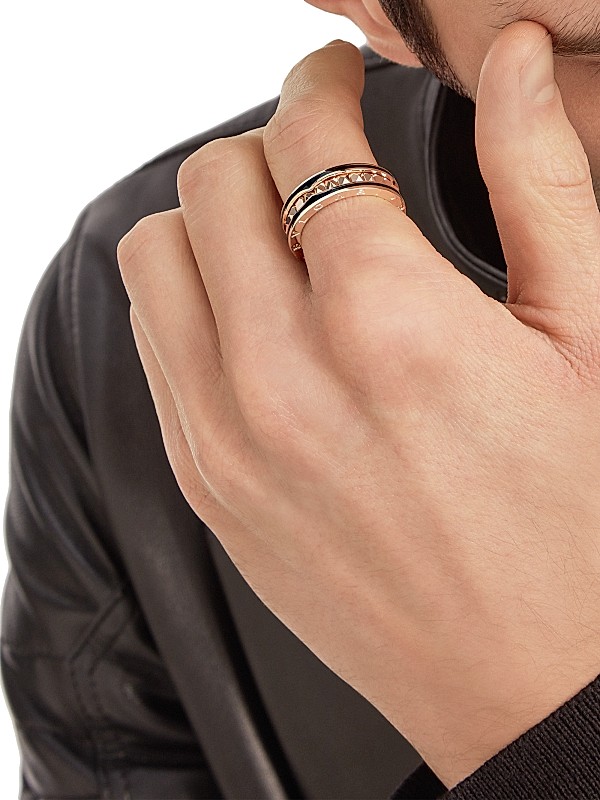 Shop BVLGARI B.zero1 Rock 18K Rose Gold & Black Ceramic 2 Shop BVLGARI B.zero1 Rock 18K Rose Gold & Black Ceramic 2