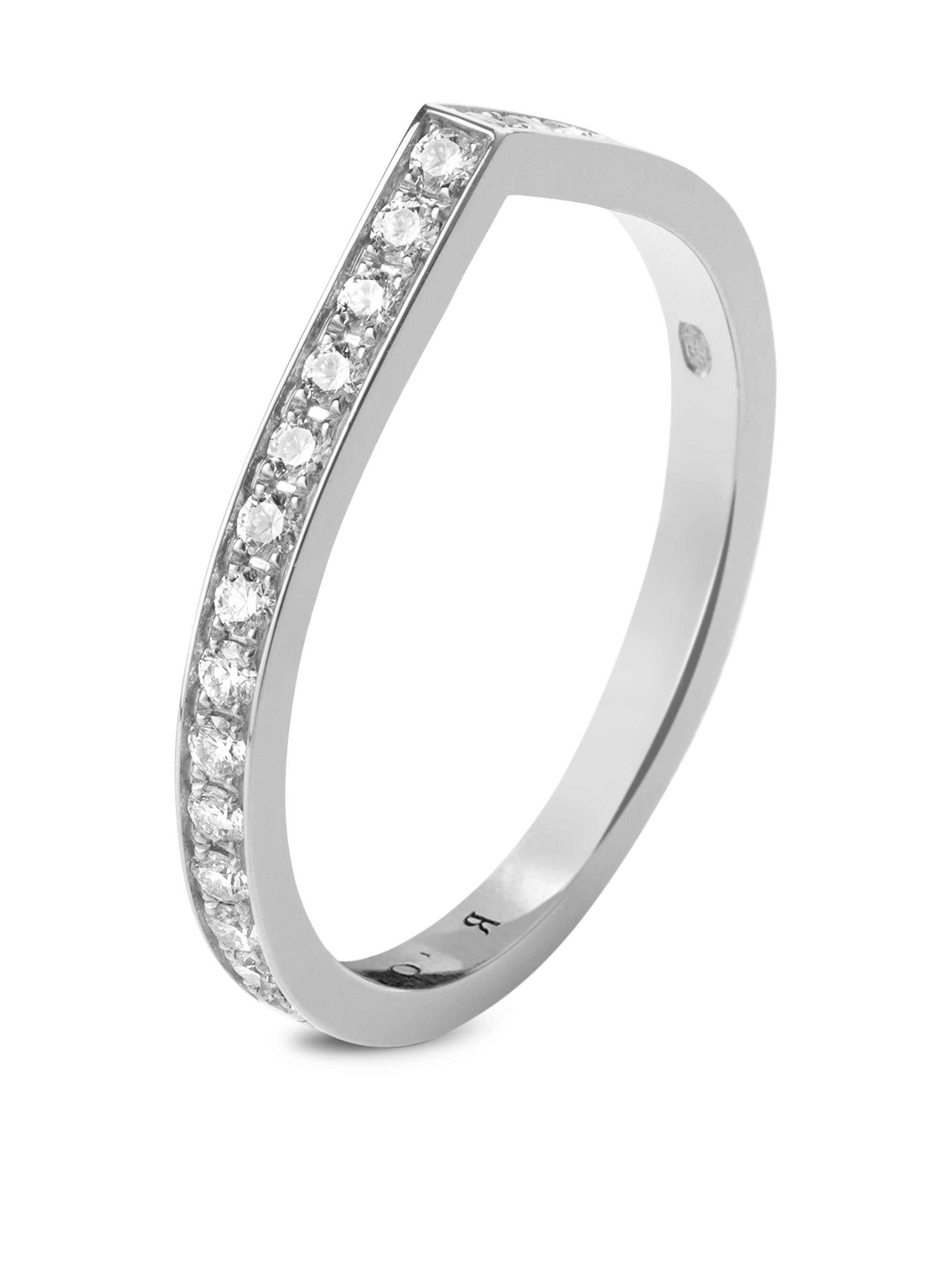 Repossi Women's Antifer 18K White Gold & Diamond Ring - White Gold