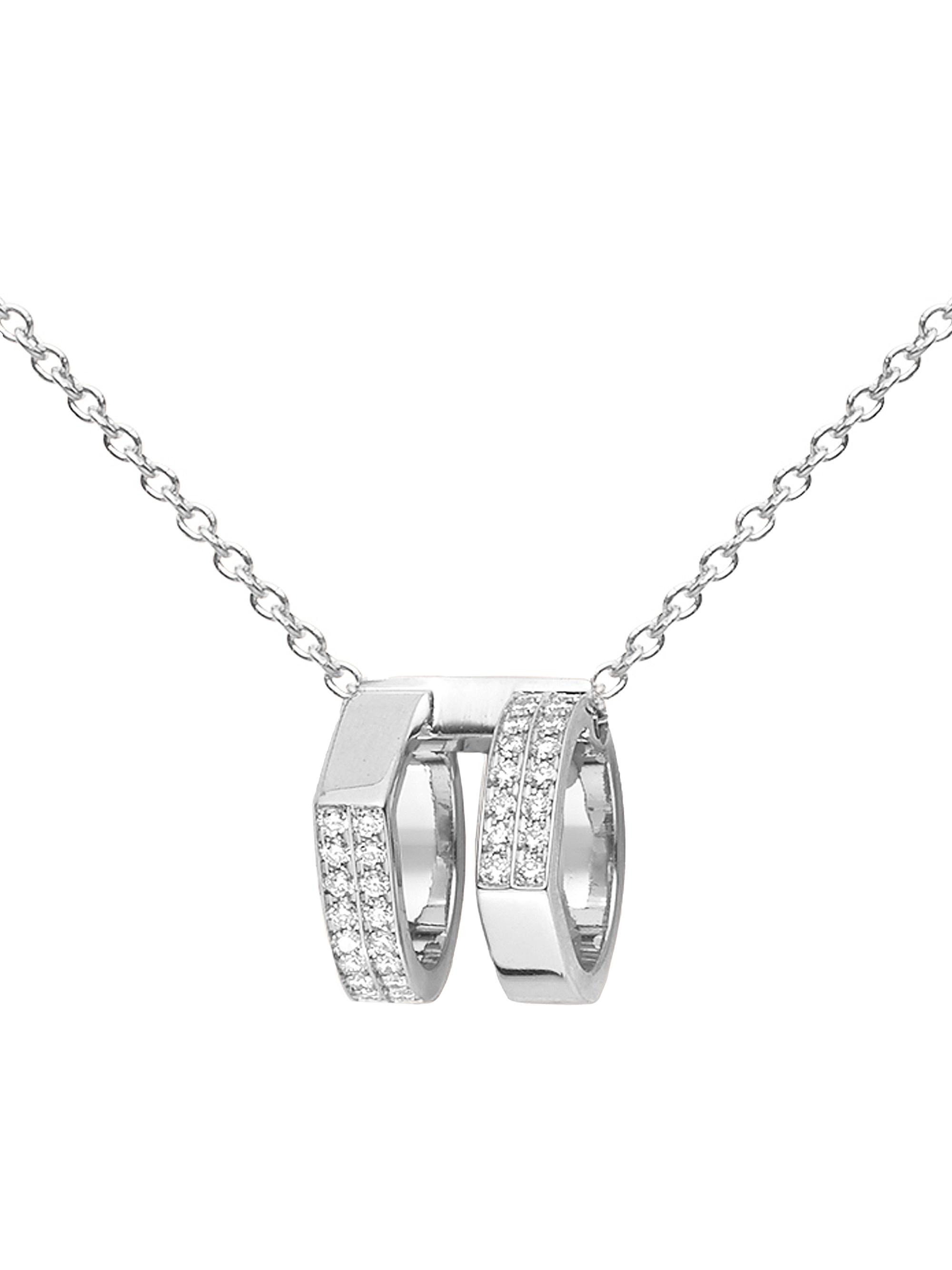 Repossi Women's Antifer 18K Gold & 0.12 TCW Diamond Pendant Necklace - White Gold