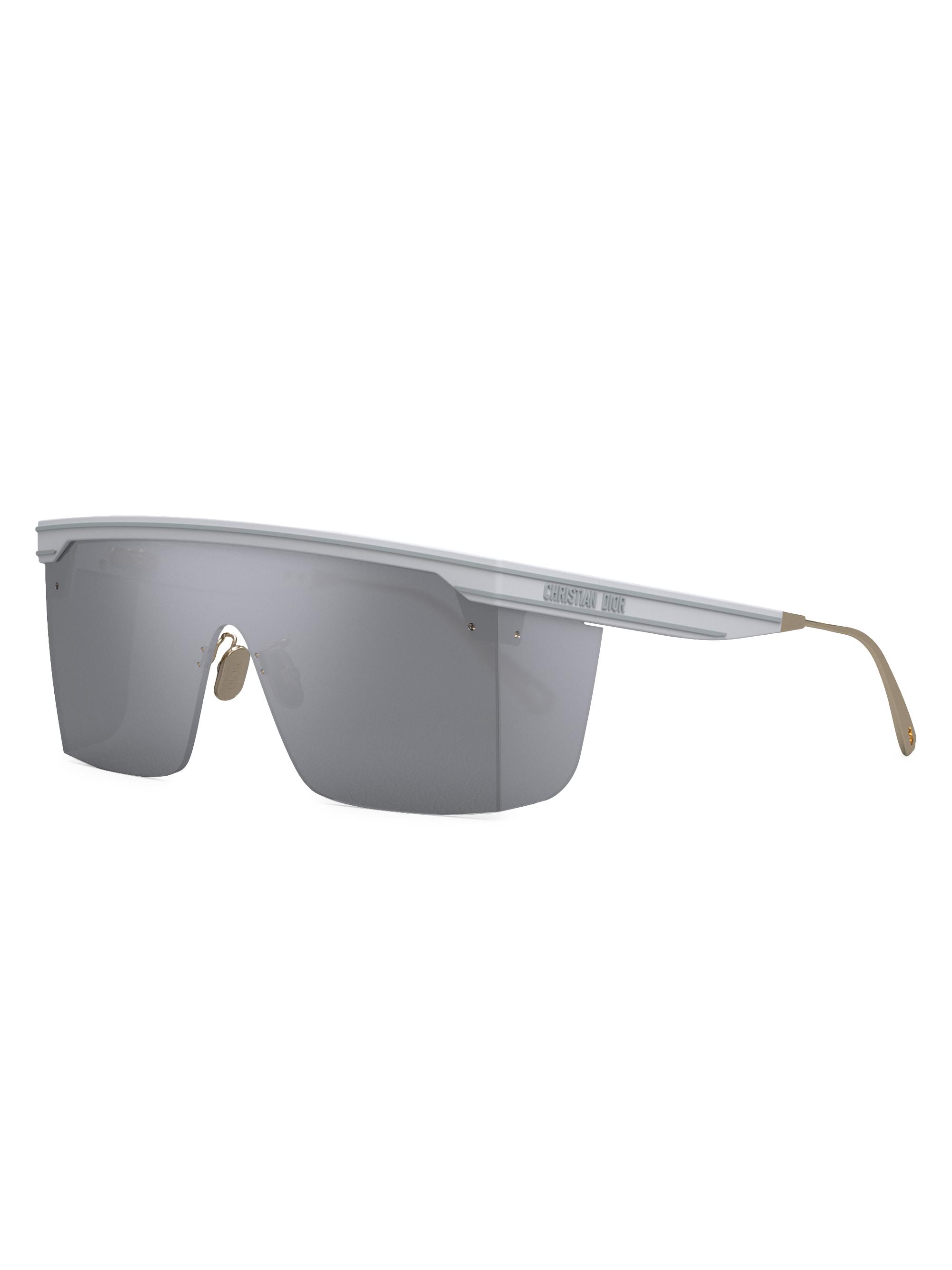 DiorClub M1U Shield Sunglasses White smoke Dior Club M1u Sunglasses In White Smoke | ModeSens main image 3
