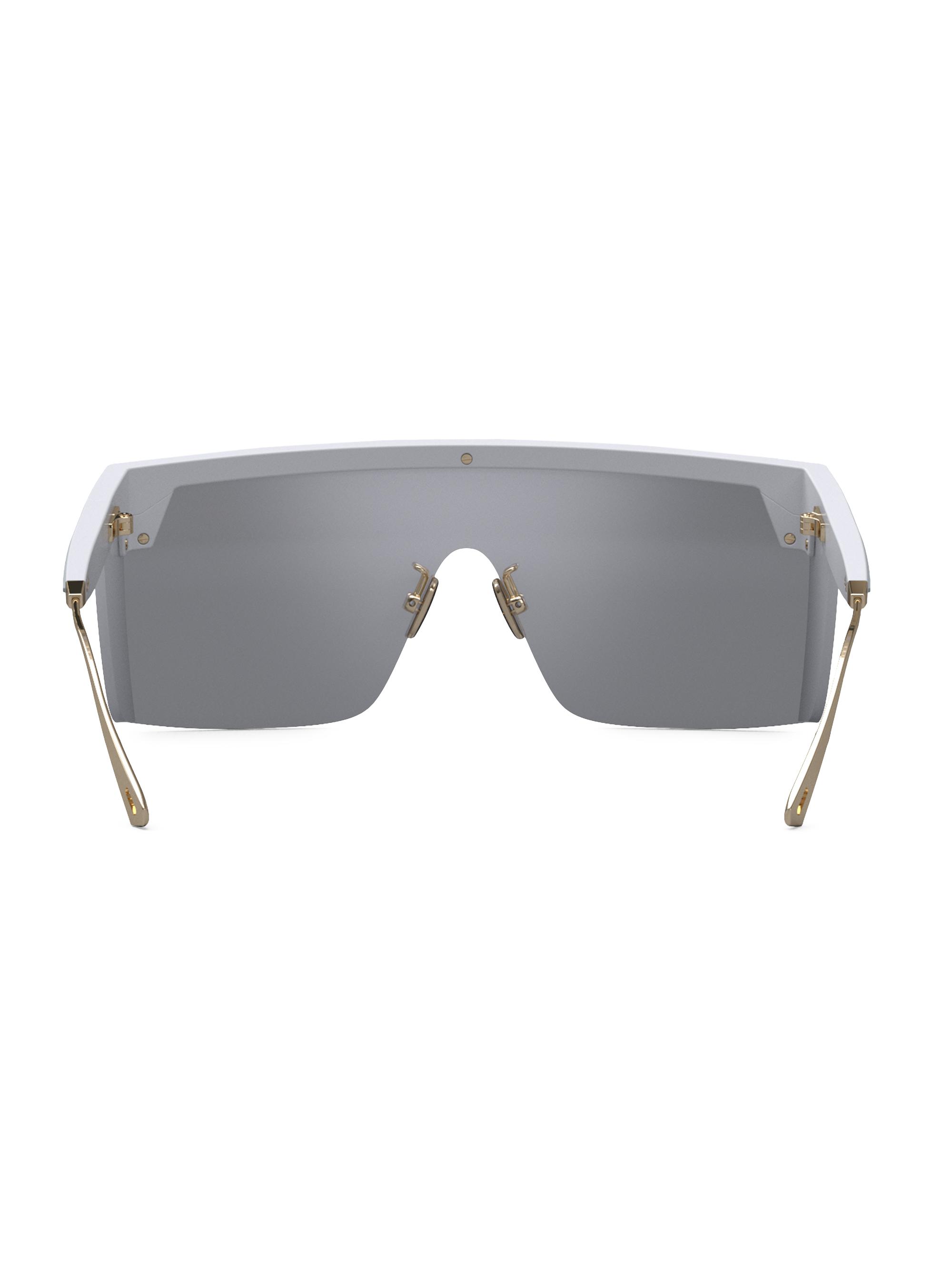 DiorClub M1U Shield Sunglasses White smoke Dior Club M1u Sunglasses In White Smoke | ModeSens main image 4