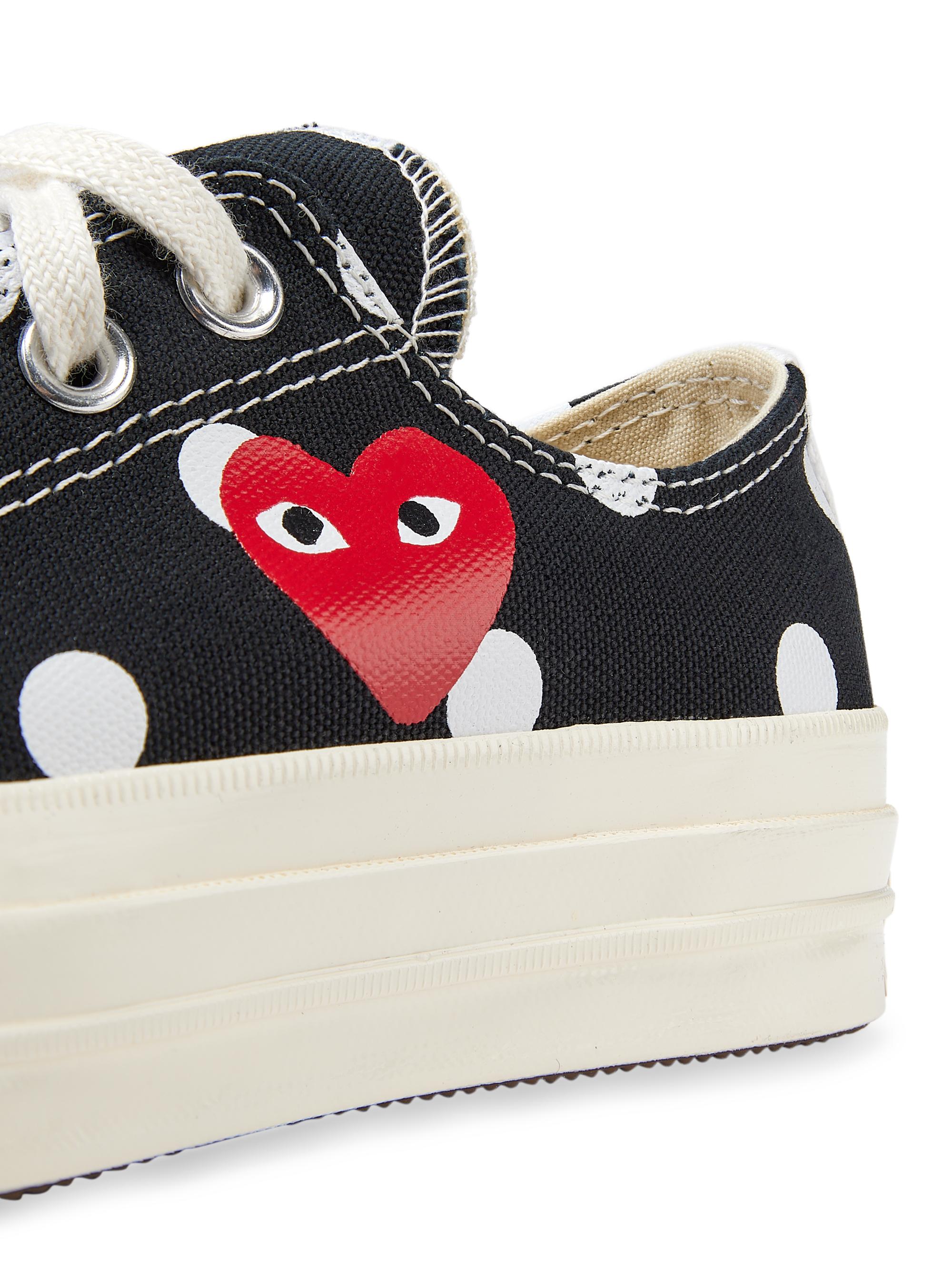 Comme Des Garcons Converse Polka Dot Street Style Cdg Converse