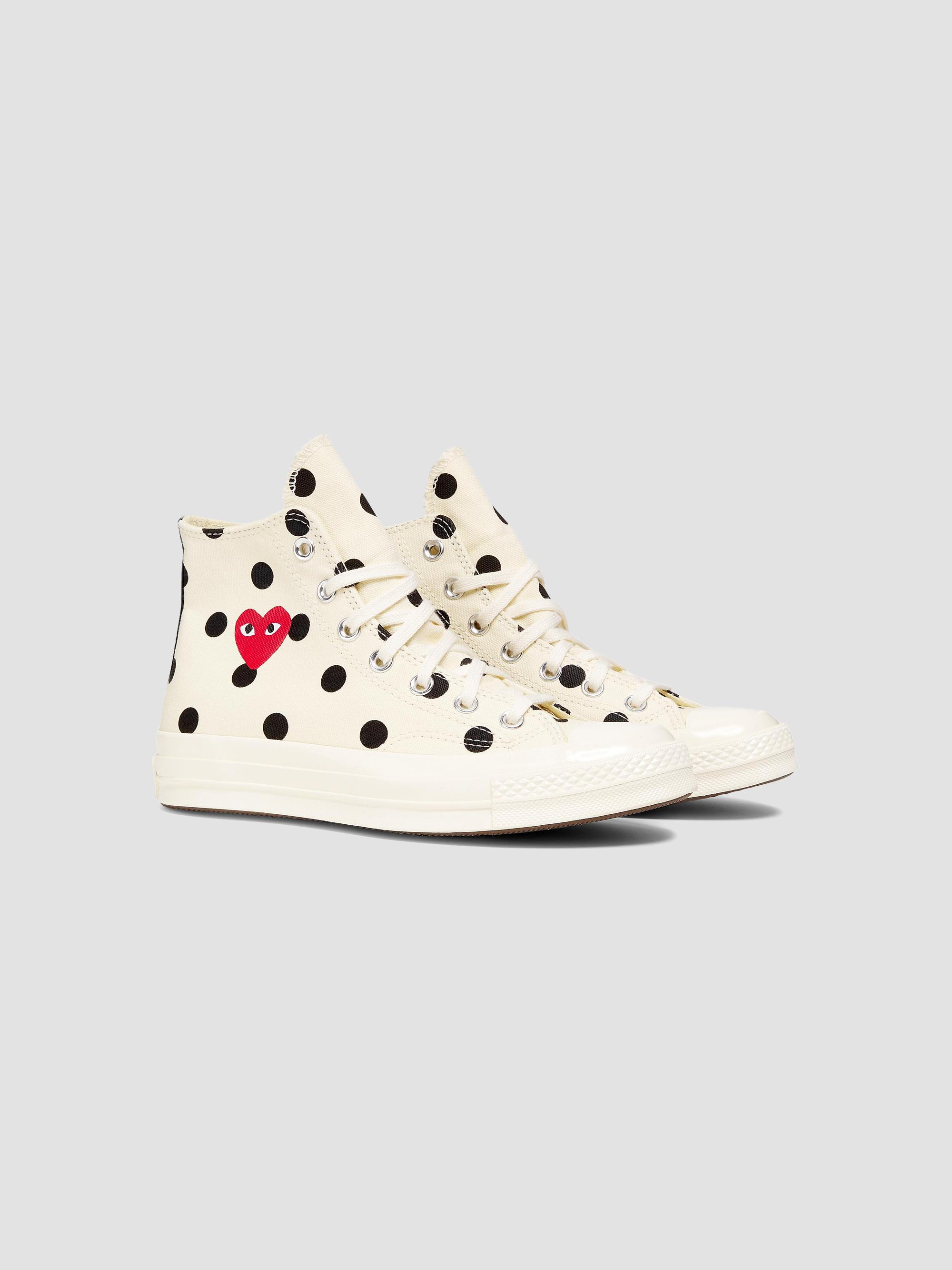 Great Description About Converse High Tops Polka Dot