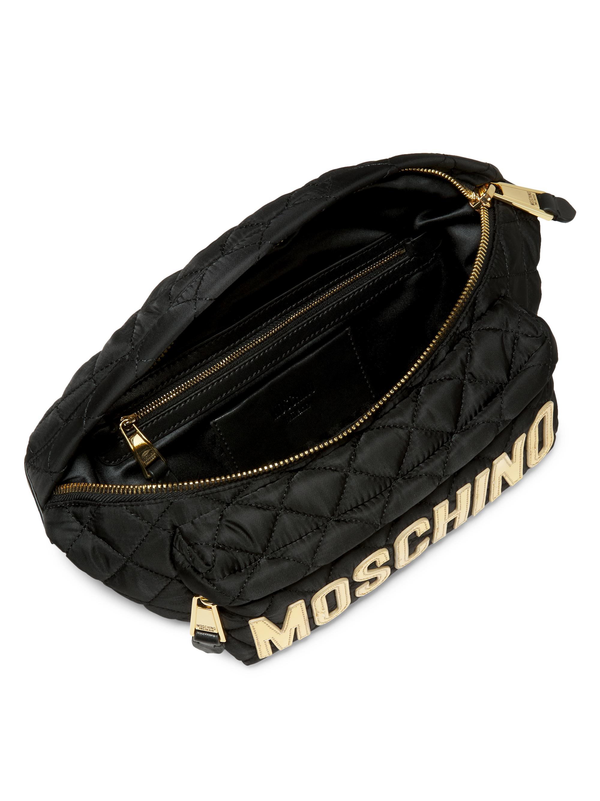 Moschino Logo Quilted Nylon Fanny Pack | Saks Fifth Avenue