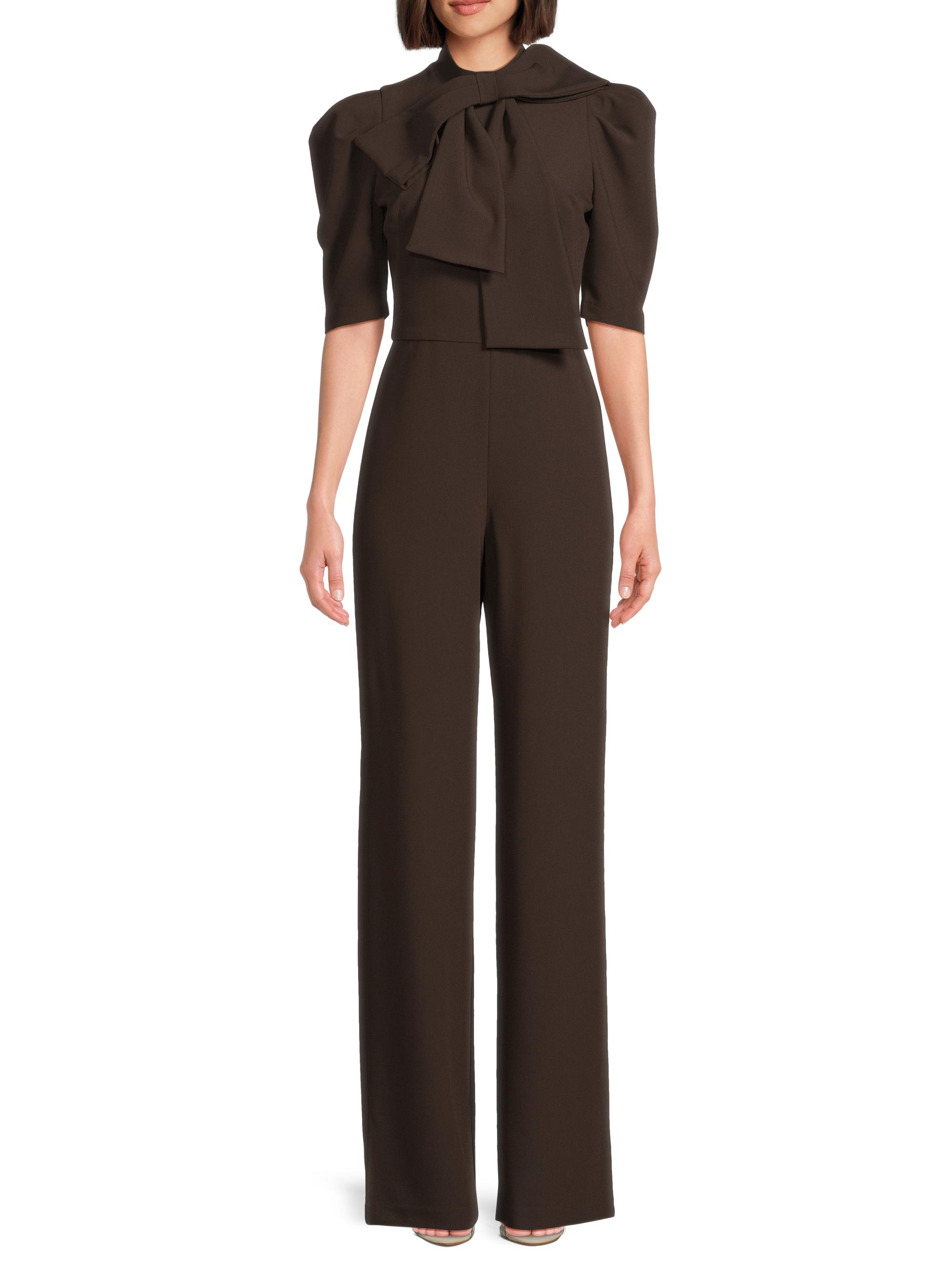 Black Halo Ara Crepe Jumpsuit | Saks Fifth Avenue