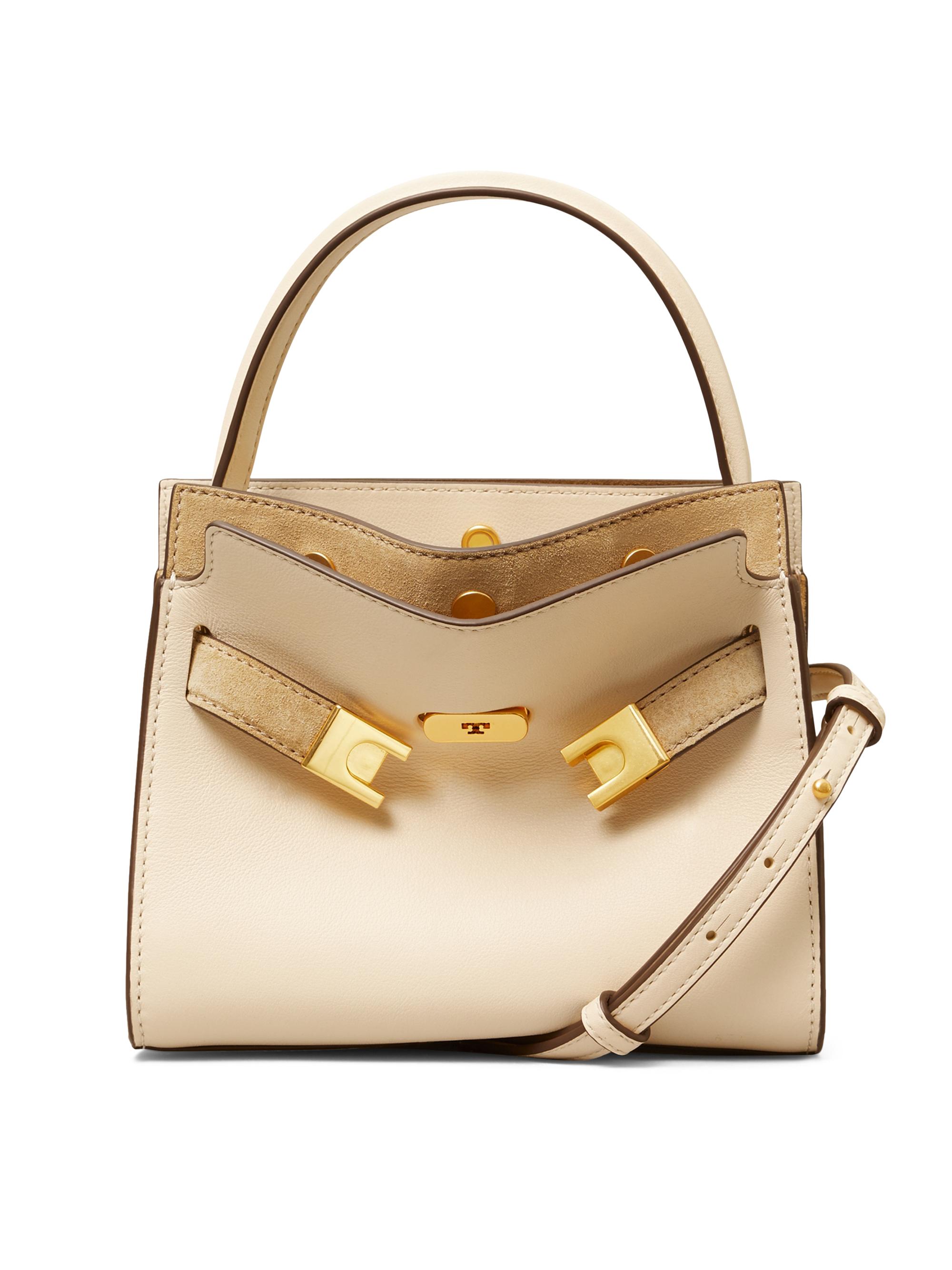 Tory Burch Women's Petite Lee Radziwill Leather Satchel - New Cream