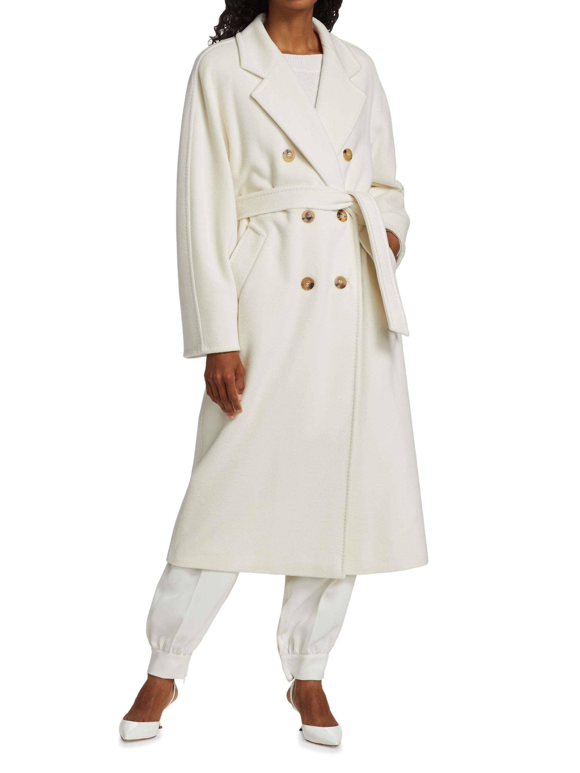 Max Mara 101801 Icon Madame Wool Cashmere Double-Breasted Coat