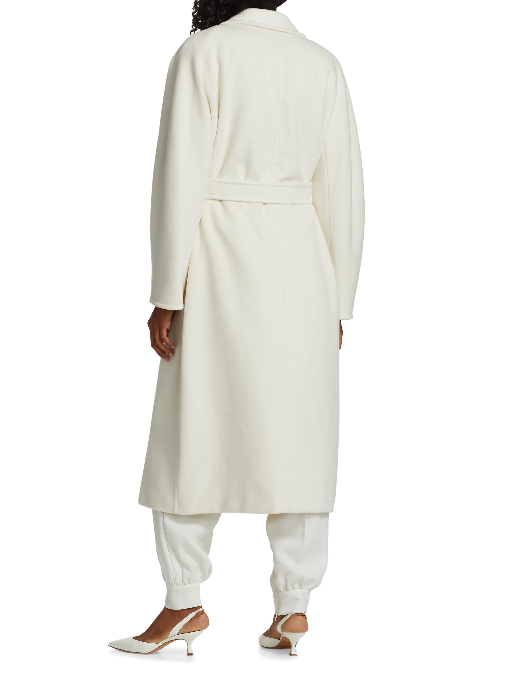 Max Mara 101801 Icon Madame Wool & Cashmere Double-Breasted Coat