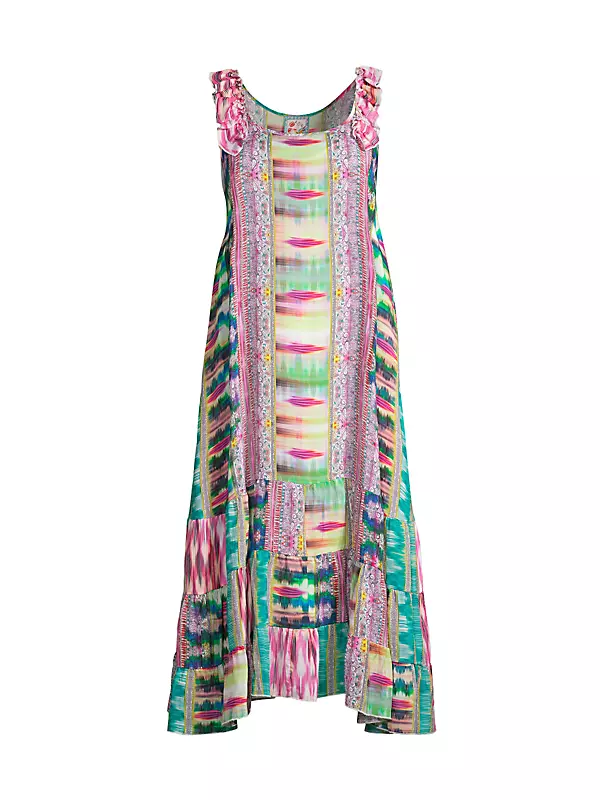 Betty Elodie Printed Silk Dress