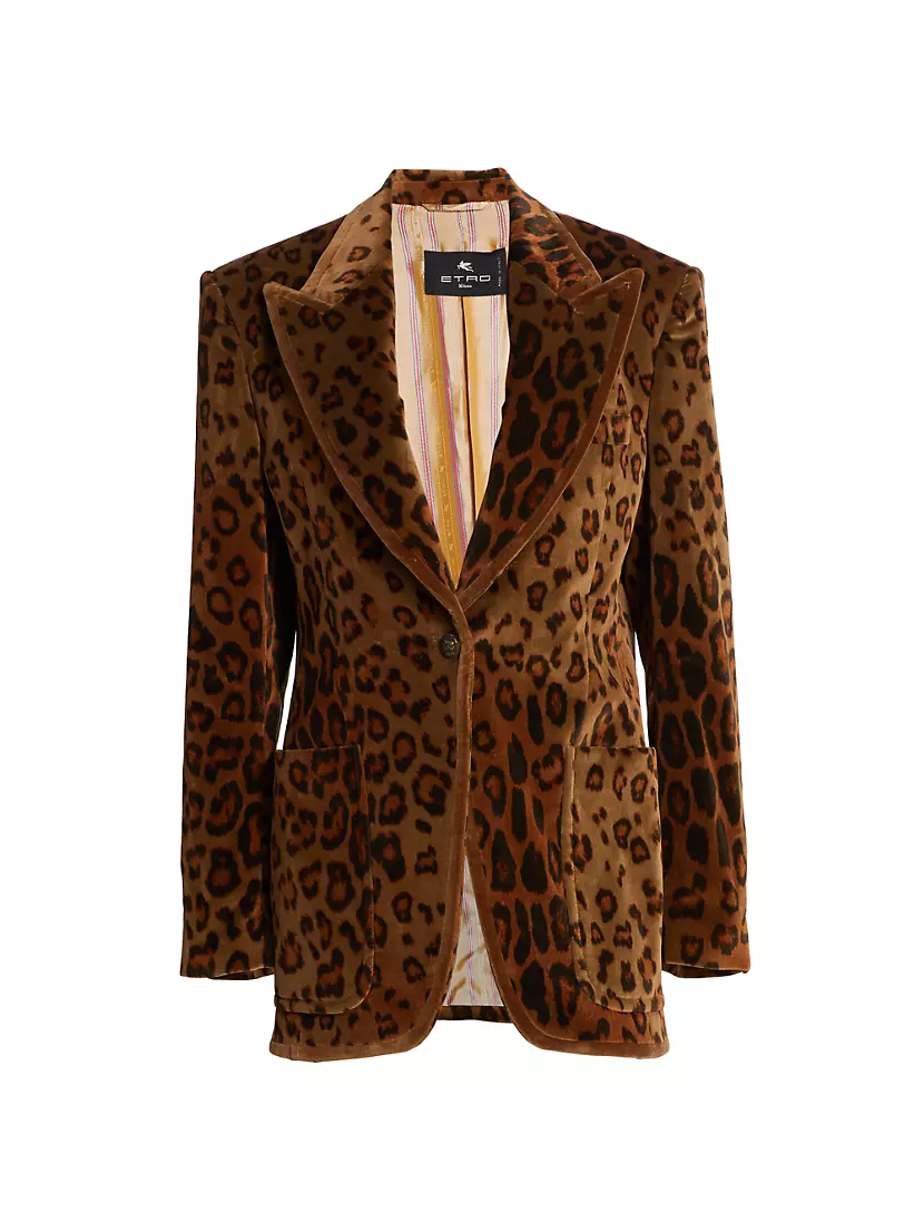 Shop Etro Leopard Print Blazer | Saks Fifth Avenue