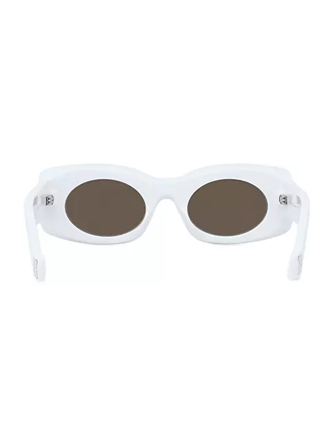 Shop LOEWE Paula's Ibiza 49MM Rectangular Sunglasses | Saks Fifth Avenue