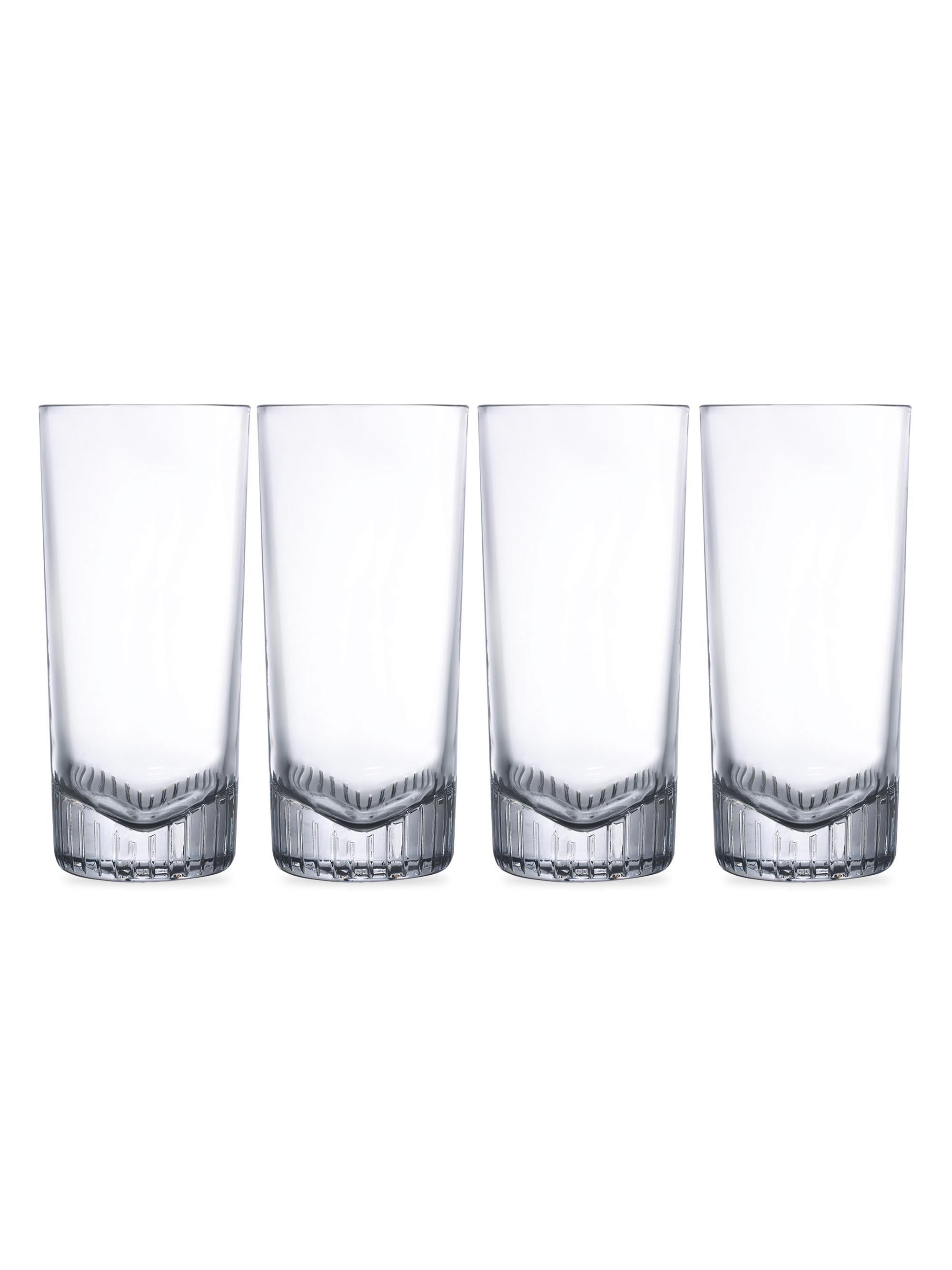 Nude Glass Caldera 4-Piece High Ball Glass Set